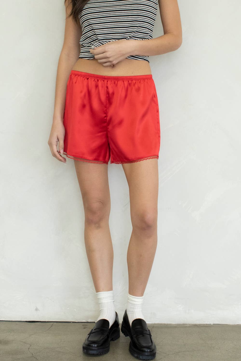 LIA SATIN SHORTS