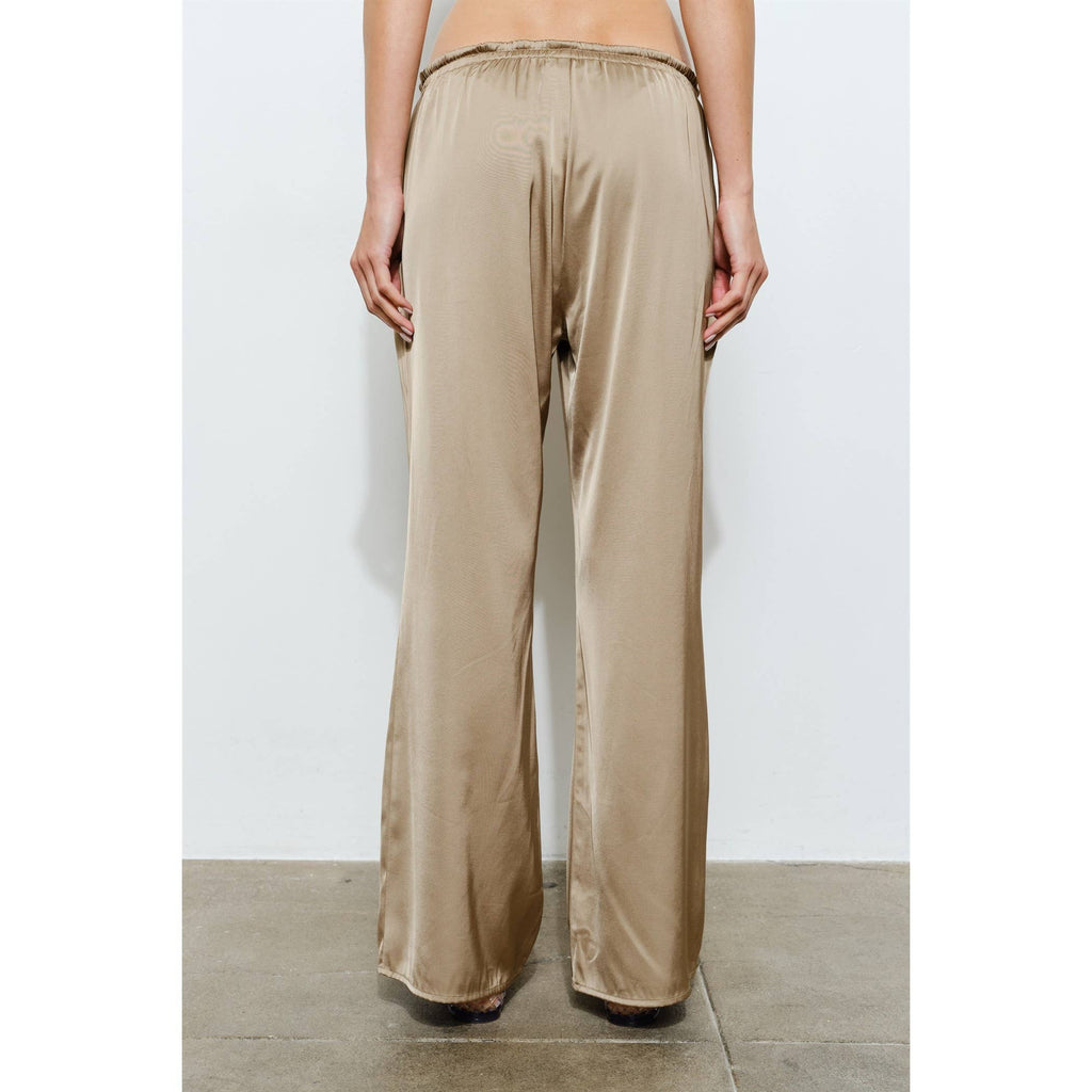 Cordelia Satin Drawstring Lounge Pants