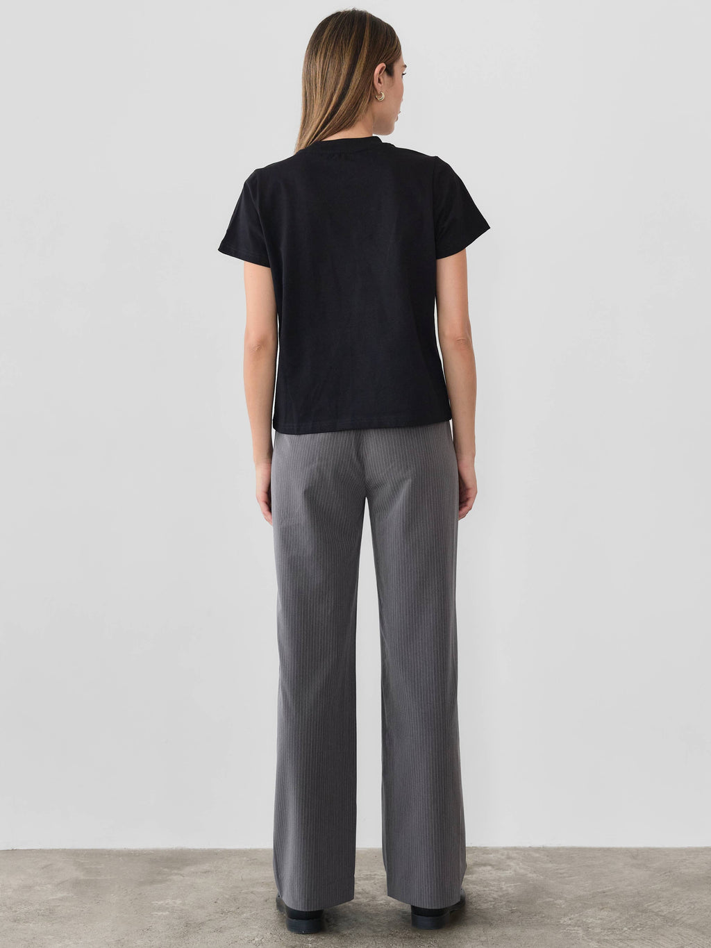 The Lanie Long Top | Casual Comfort Staple Tee