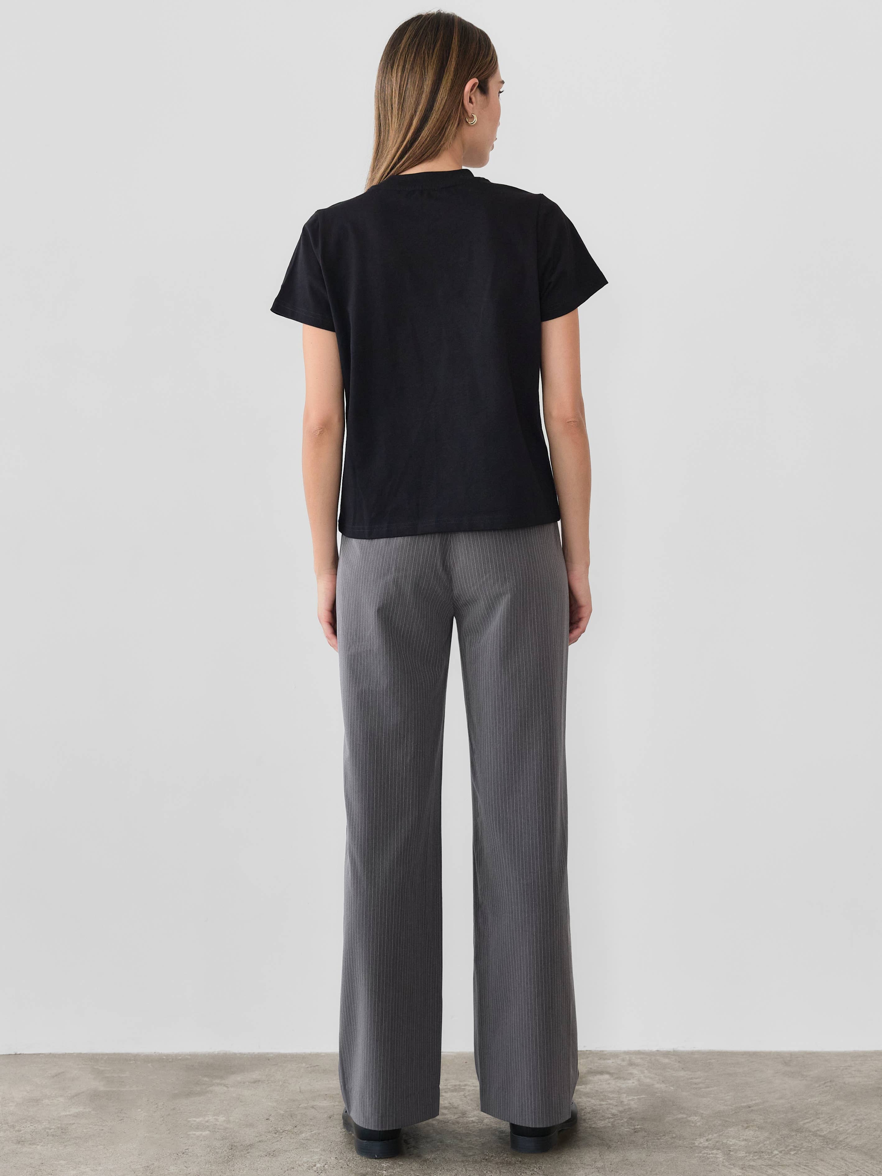 The Lanie Long Top | Casual Comfort Staple Tee