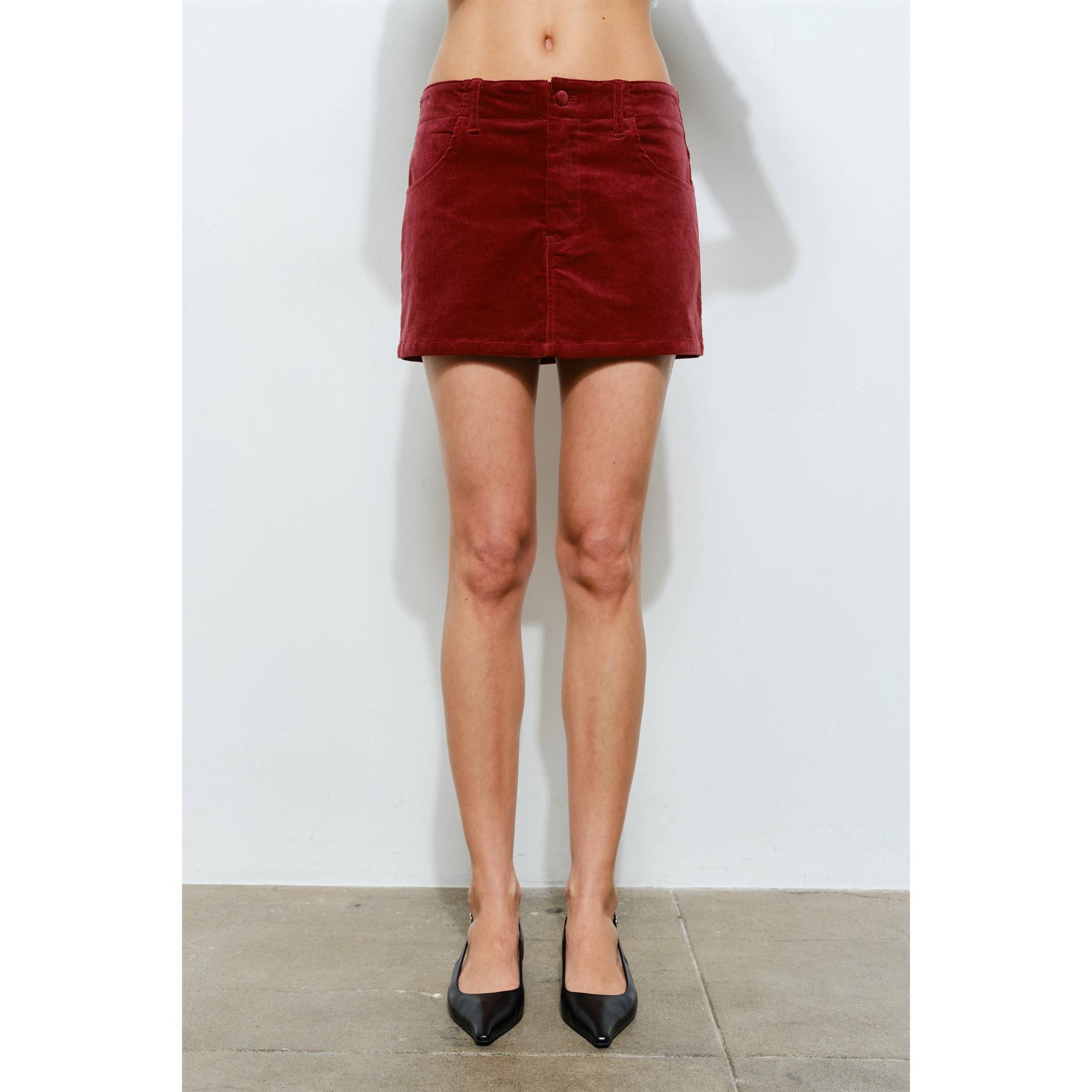 Annika Corduroy Mini Skort