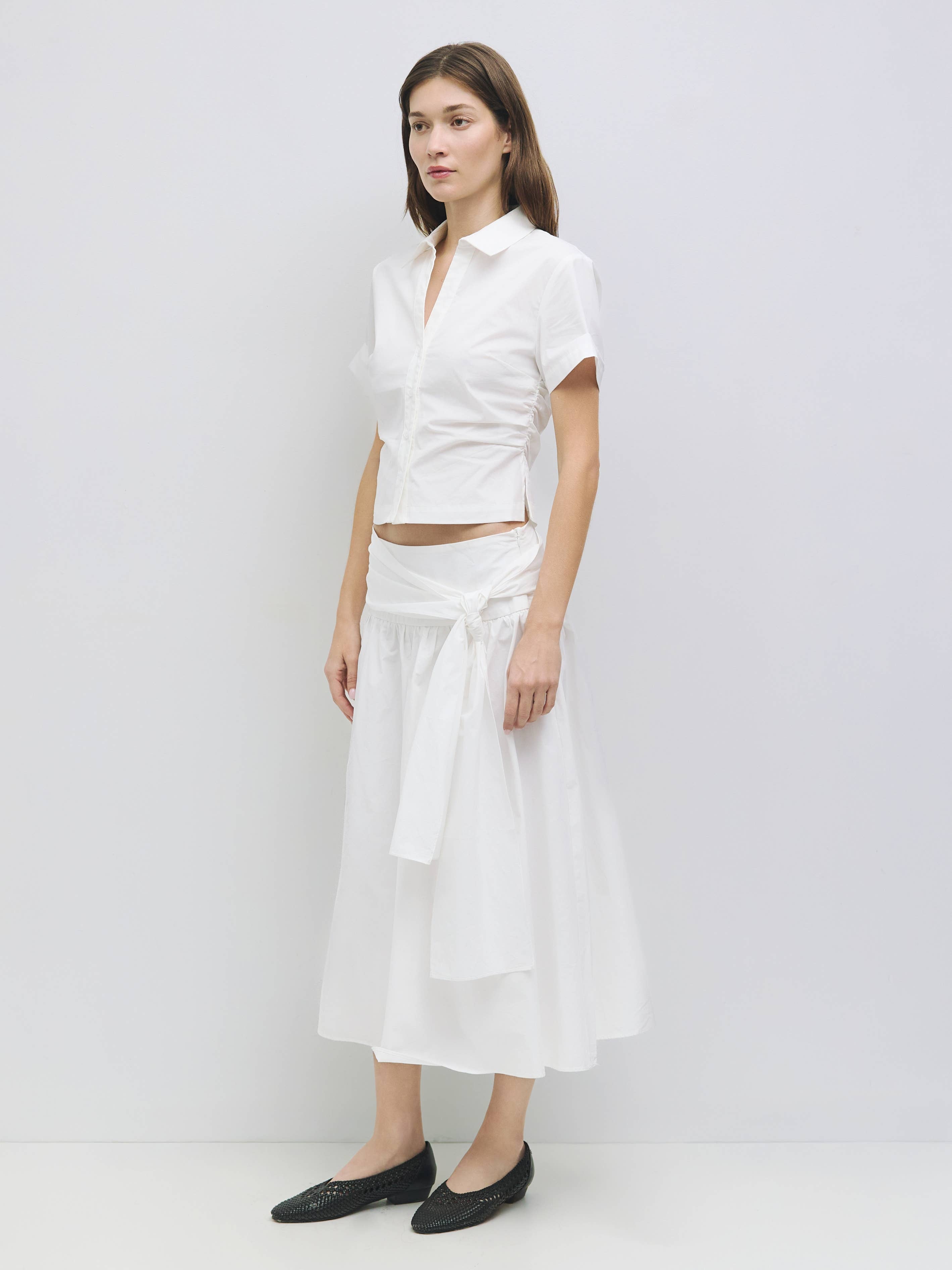 The Ruth Skirt | Tie-Waist Midi Dress