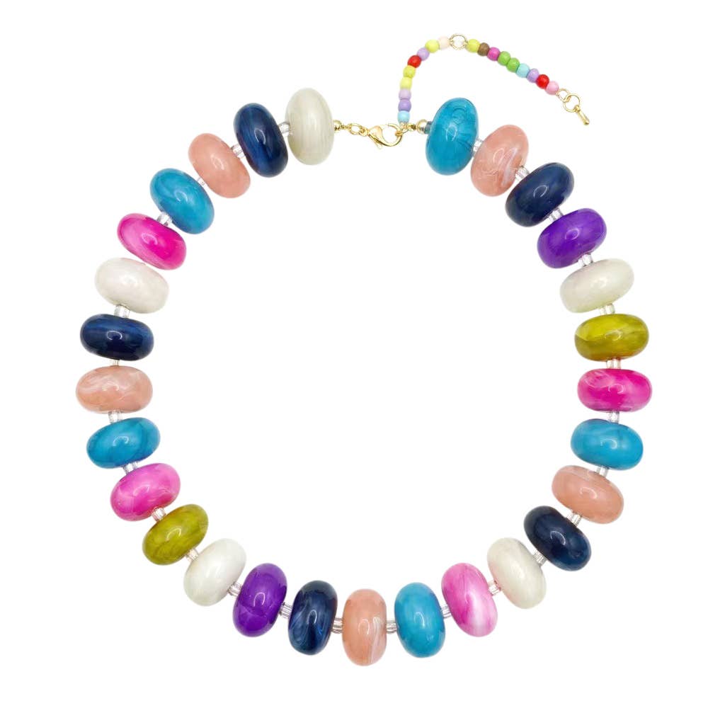 MARLAN CHUNKY BEADED NECKLACE