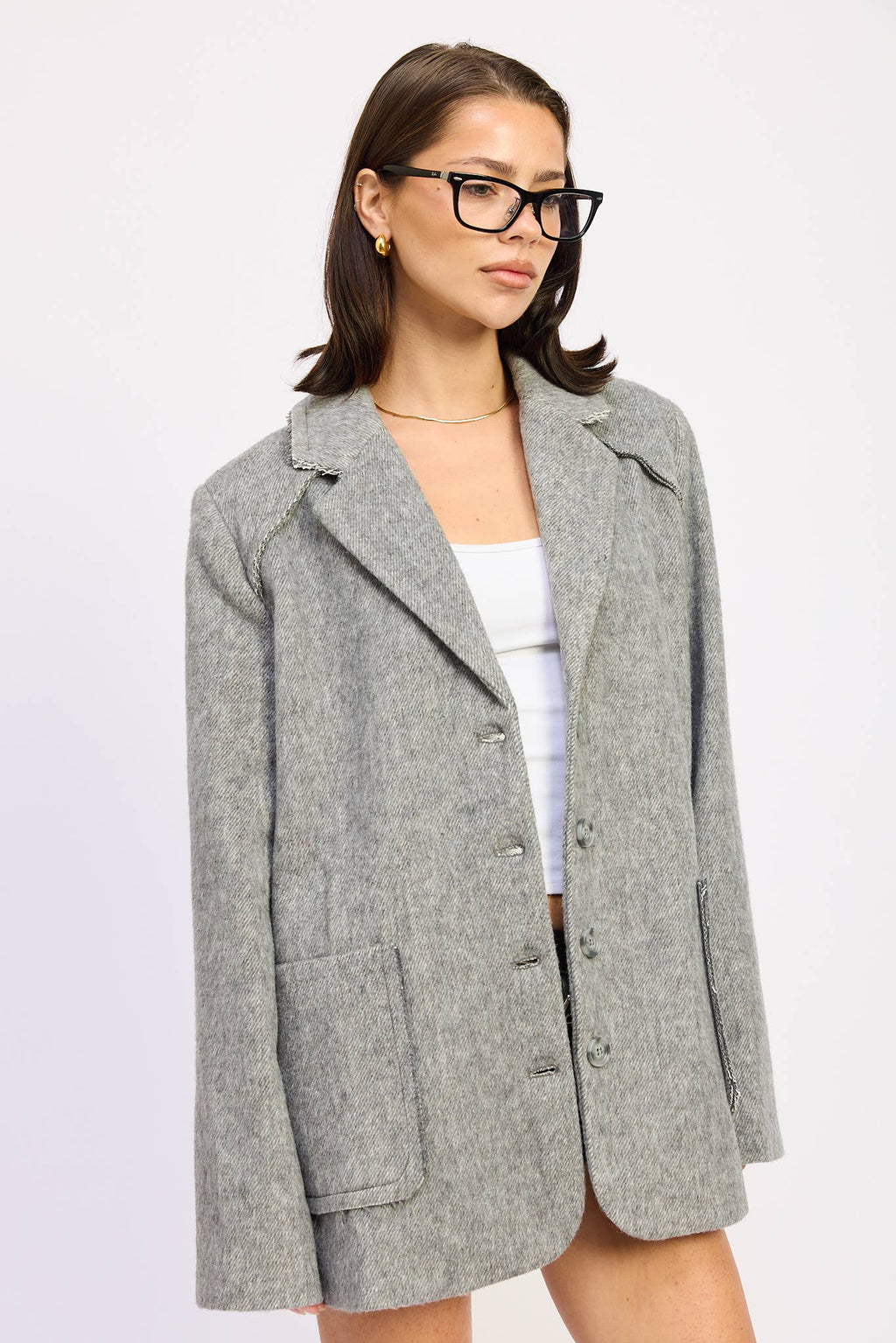 Oversized Coat with Pockets