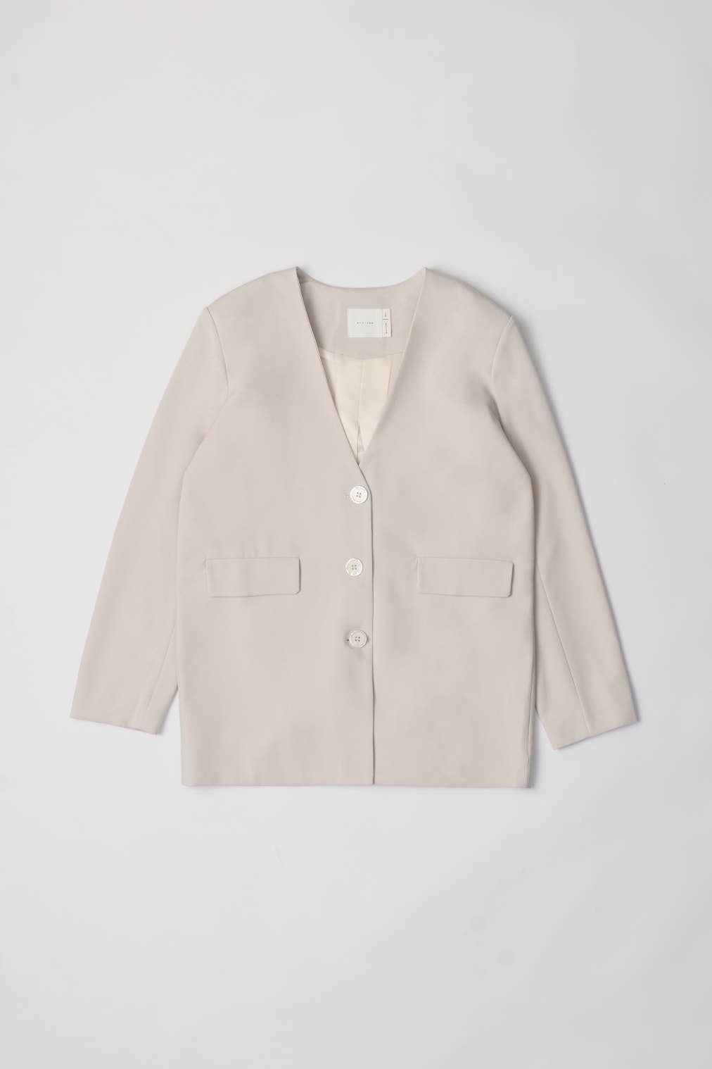 The Eleanor Blazer | Deep V-Neck Oversized Blazer