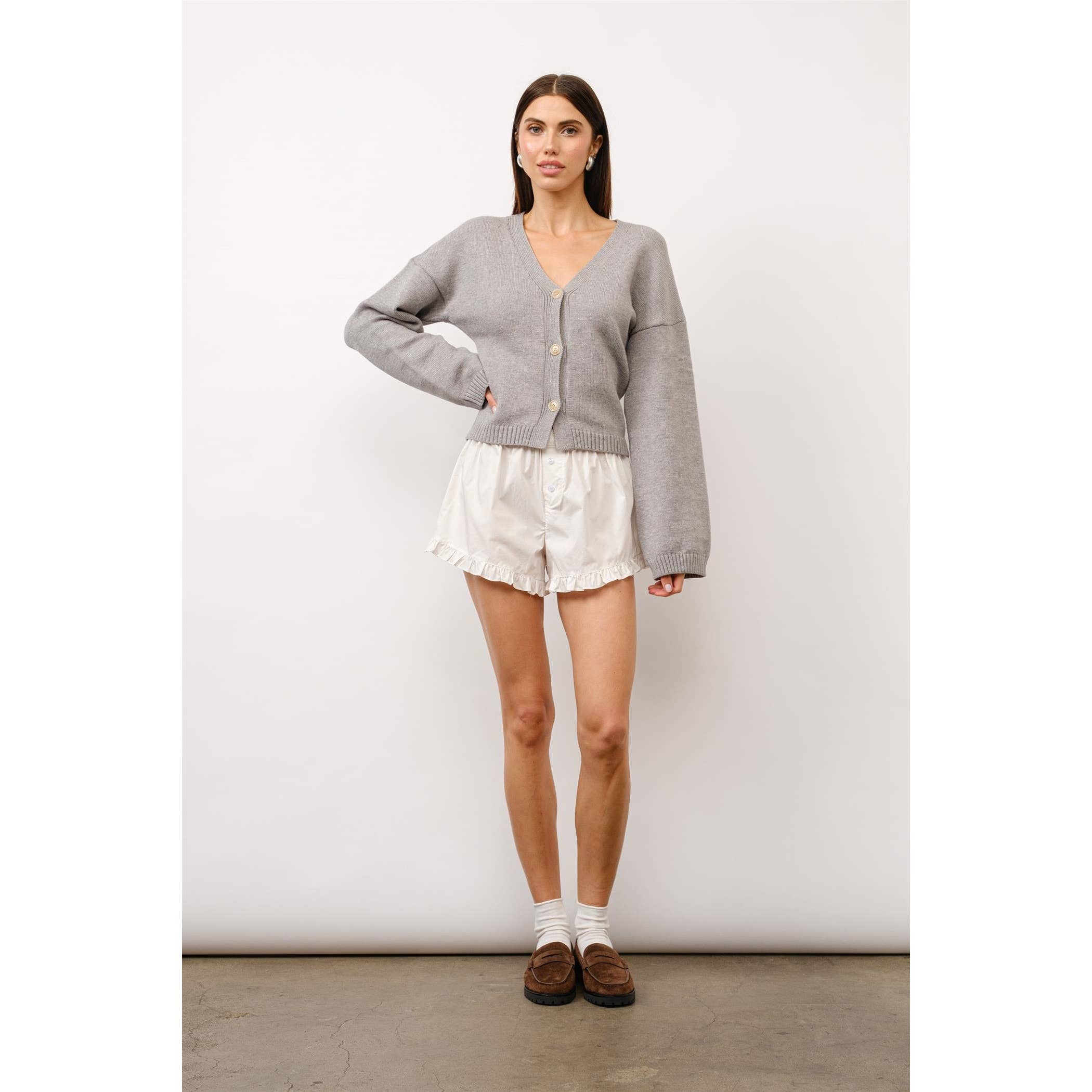 Eden Fitted Button-up Cardigan