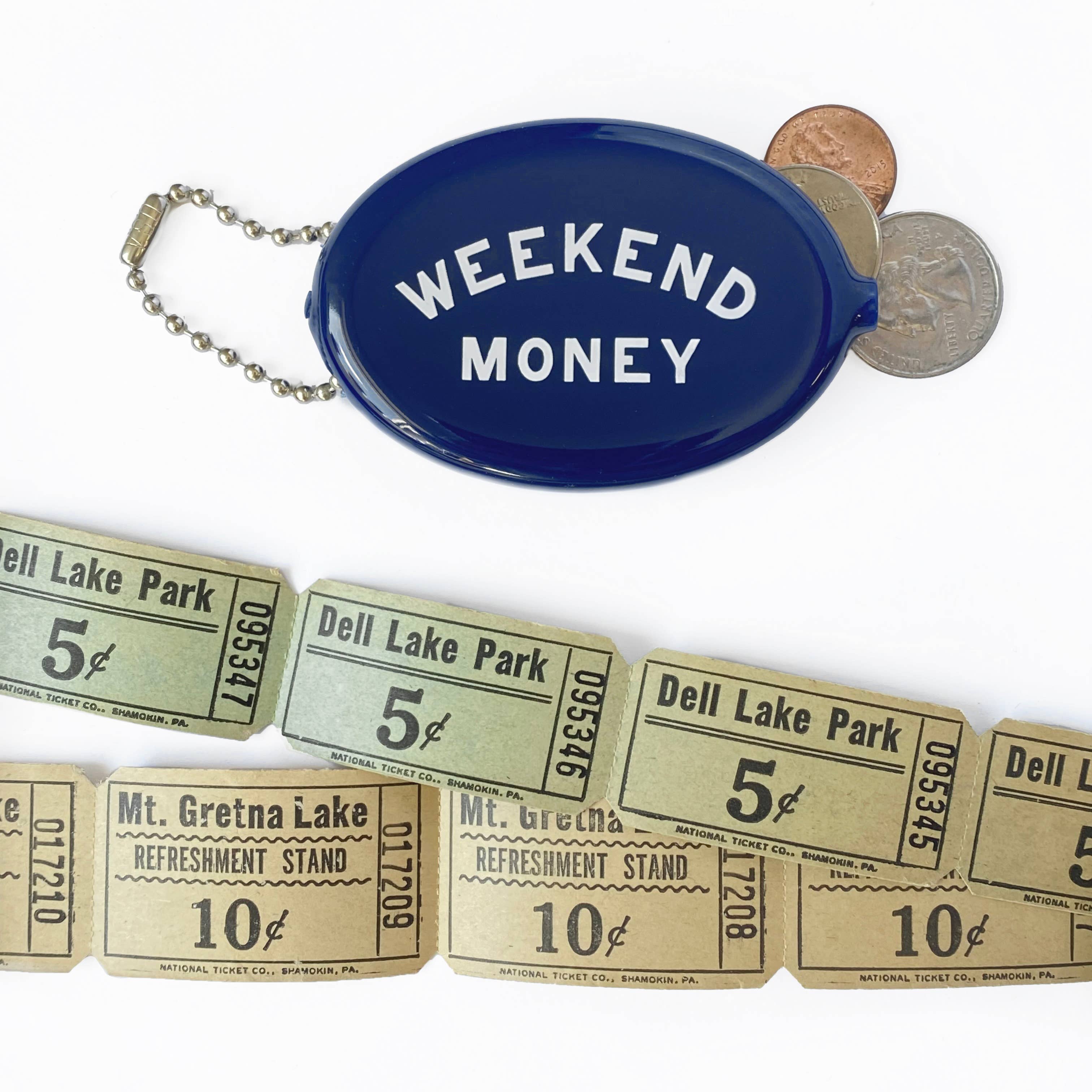 Coin Pouch Keychain - Weekend Money
