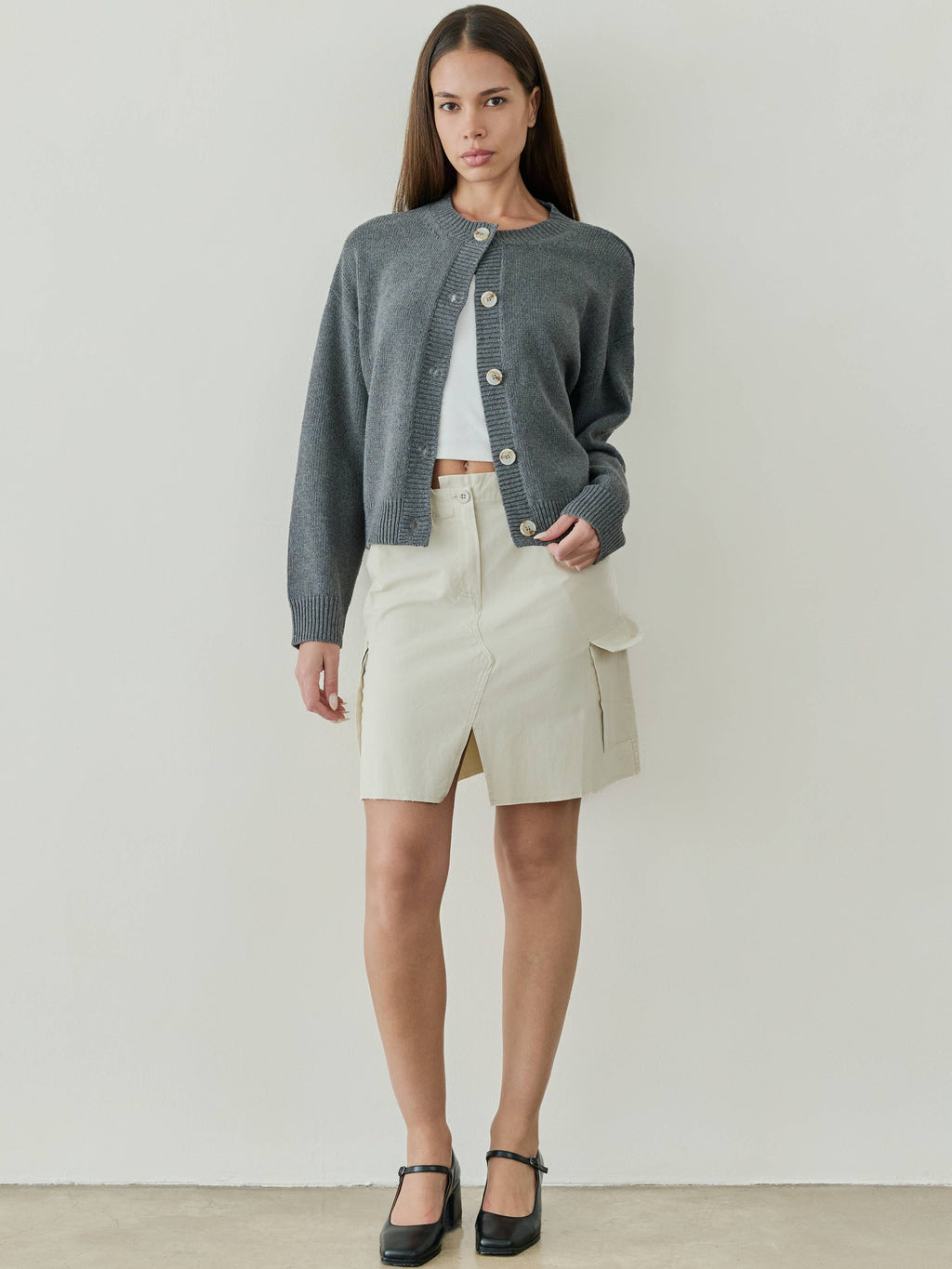 The Lucy Cardigan | Boxy Fit Button-Down Cardigan