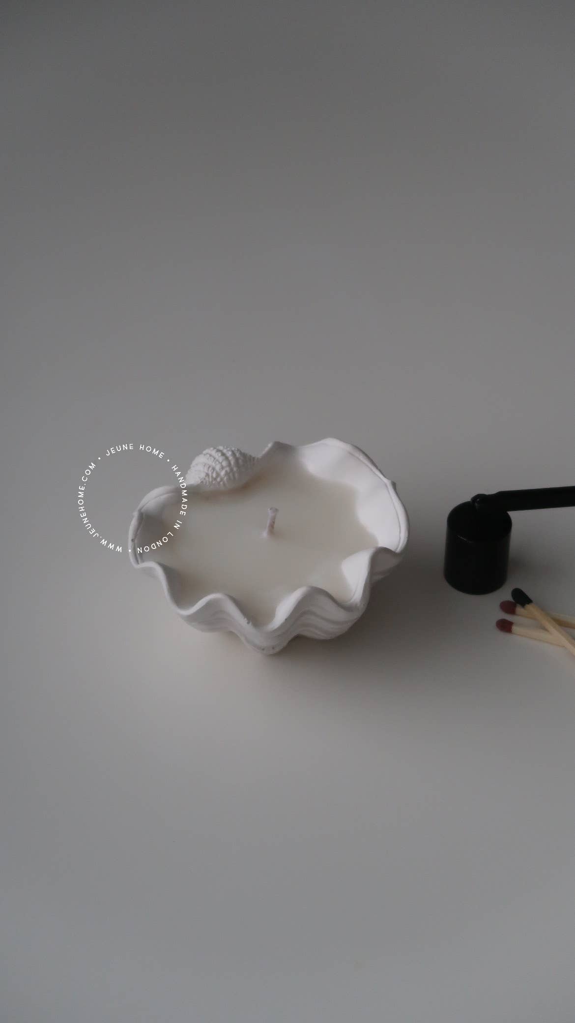 Mini clam shell - custom scented candle | Summer candle 