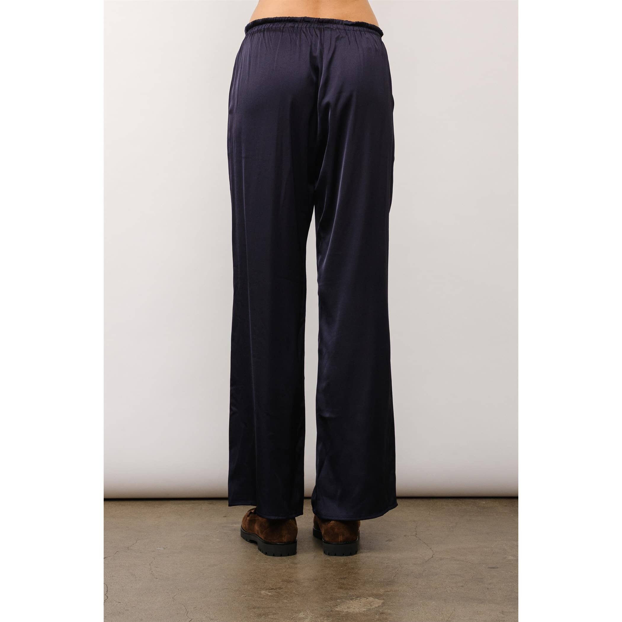 Cordelia Satin Drawstring Lounge Pants