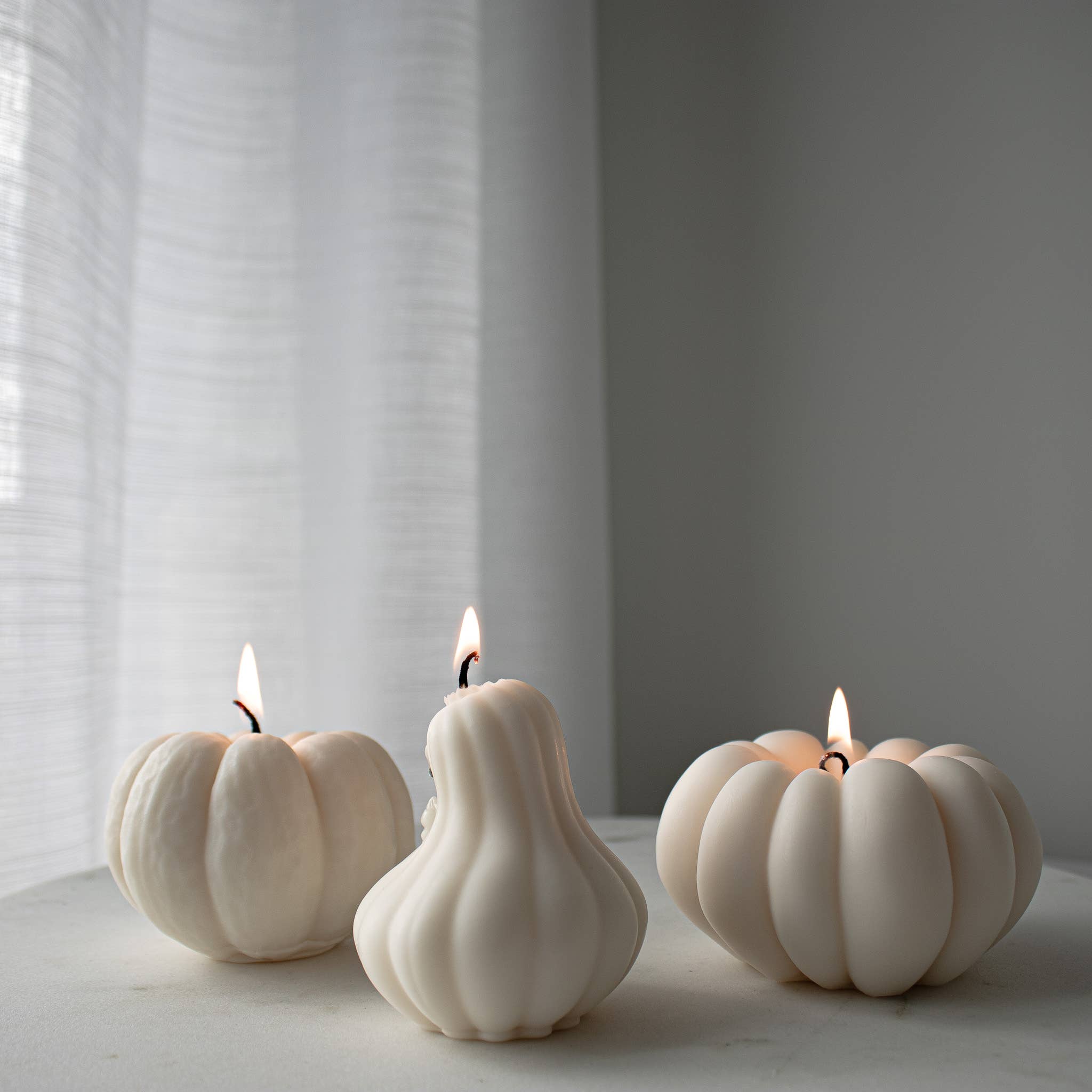 Pumpkin Shaped Soy Candle