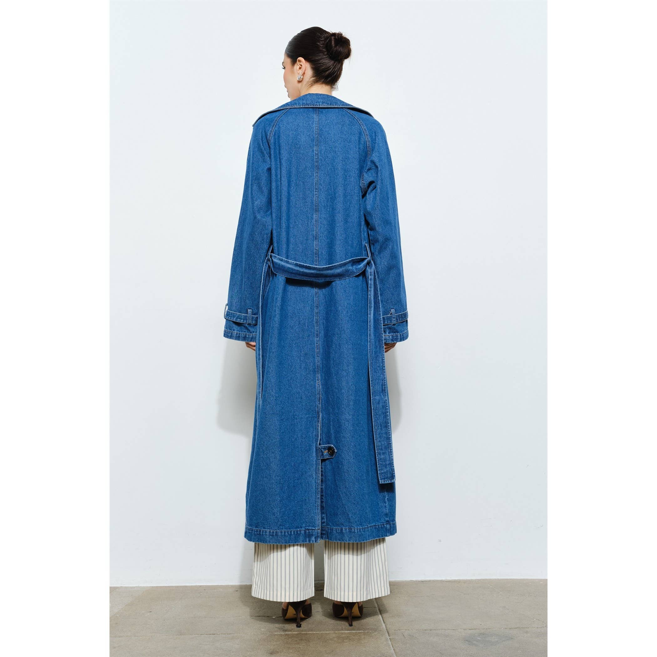 Blakely Denim Trench Coat