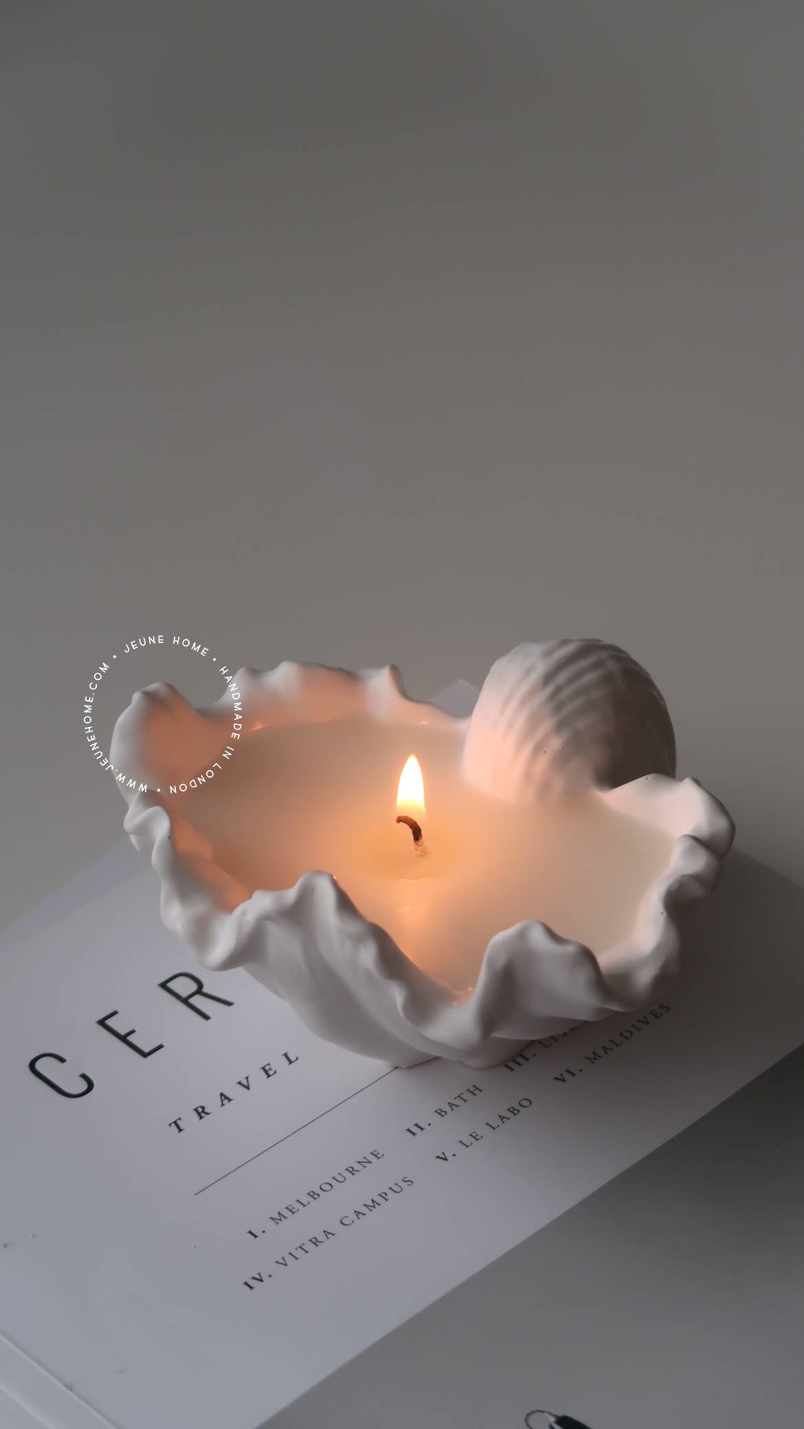Seashell - scented candle | Coastal | Summer candle 