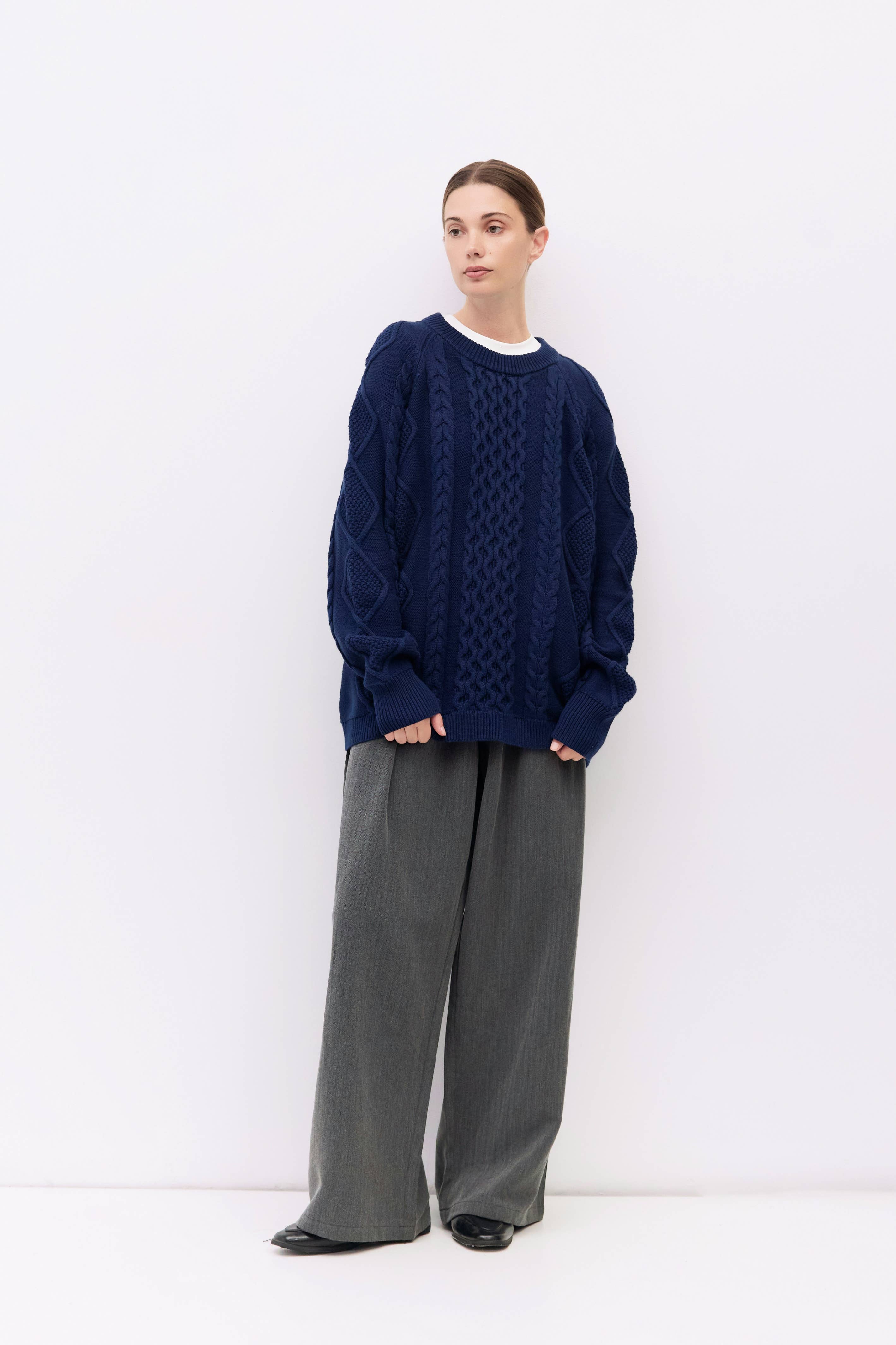 The Hallie Sweater | Women's Cable Knit Sweater