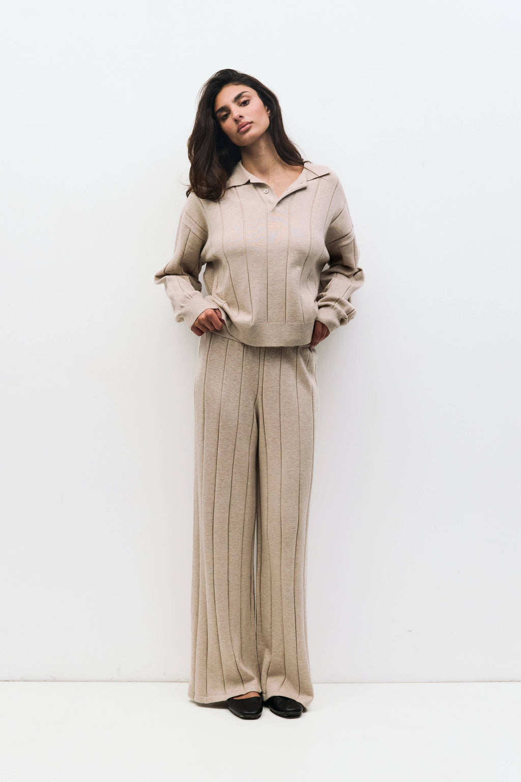 The Lennon Pants | Wide Rib Lounge Pants