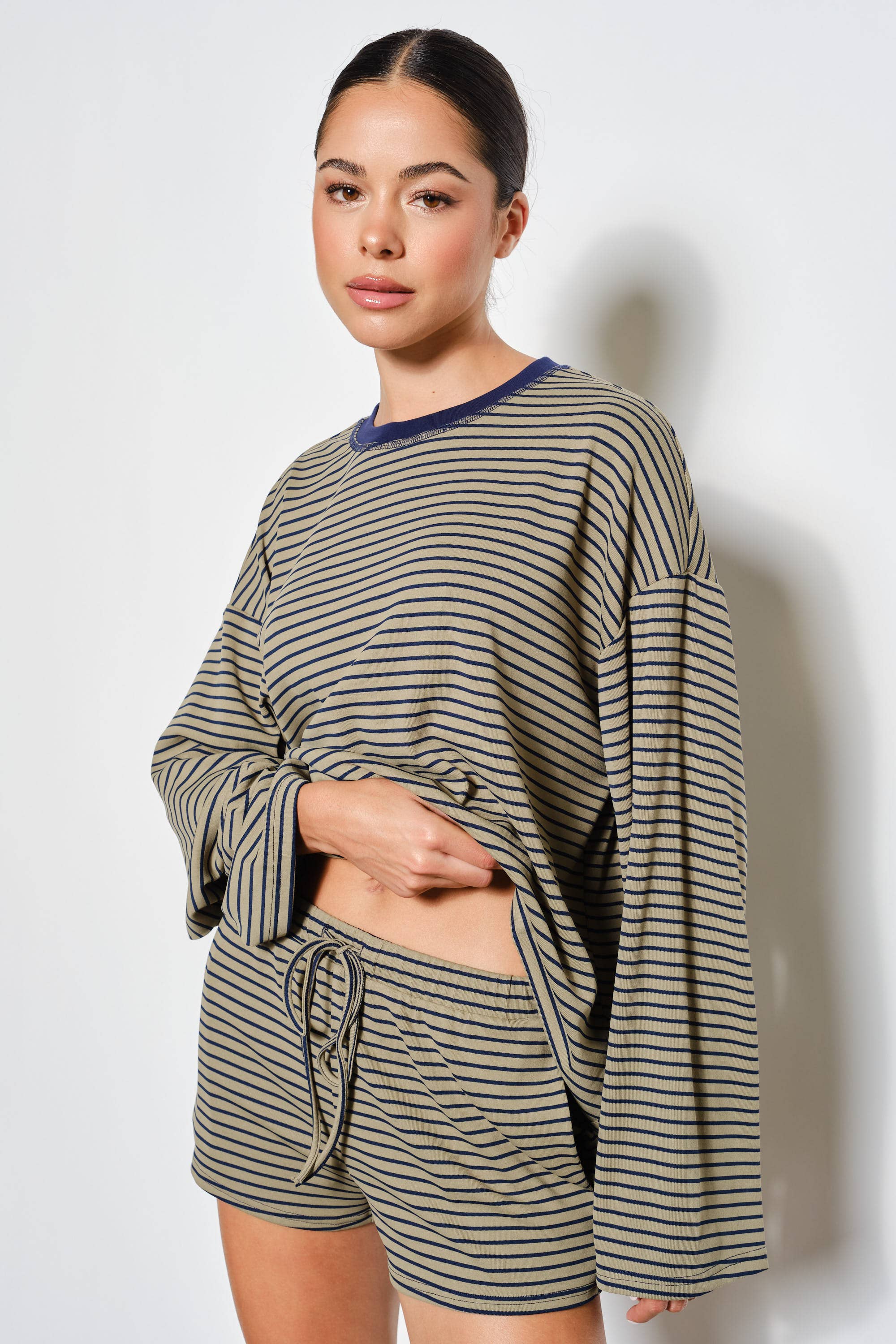 CASSANDRA STRIPED TOP