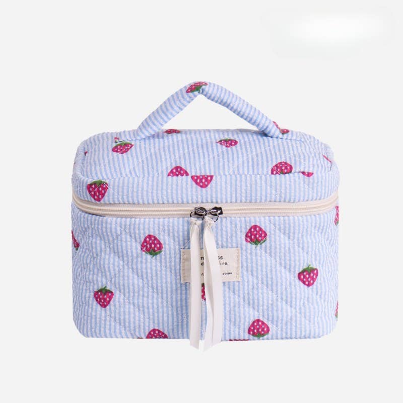Candy Color Sweet Large Capacity Cosmetic Bag