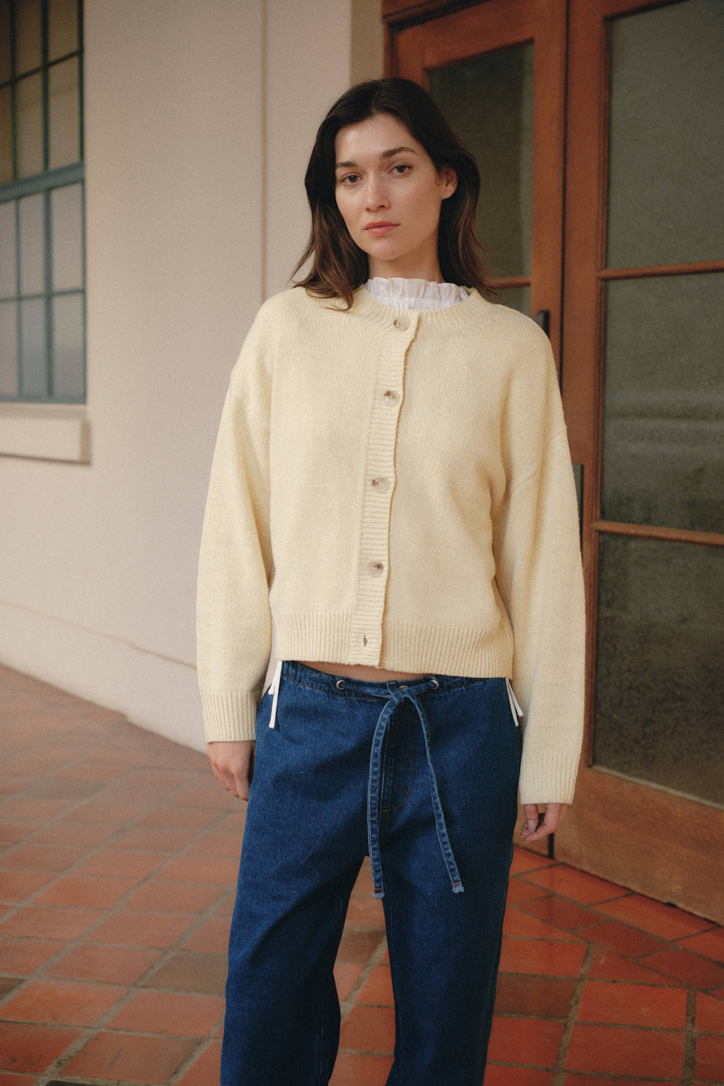 The Lucy Cardigan | Boxy Fit Button-Down Cardigan