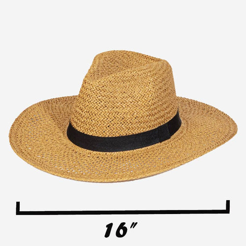 Basket Weave Fashion Straw Hat