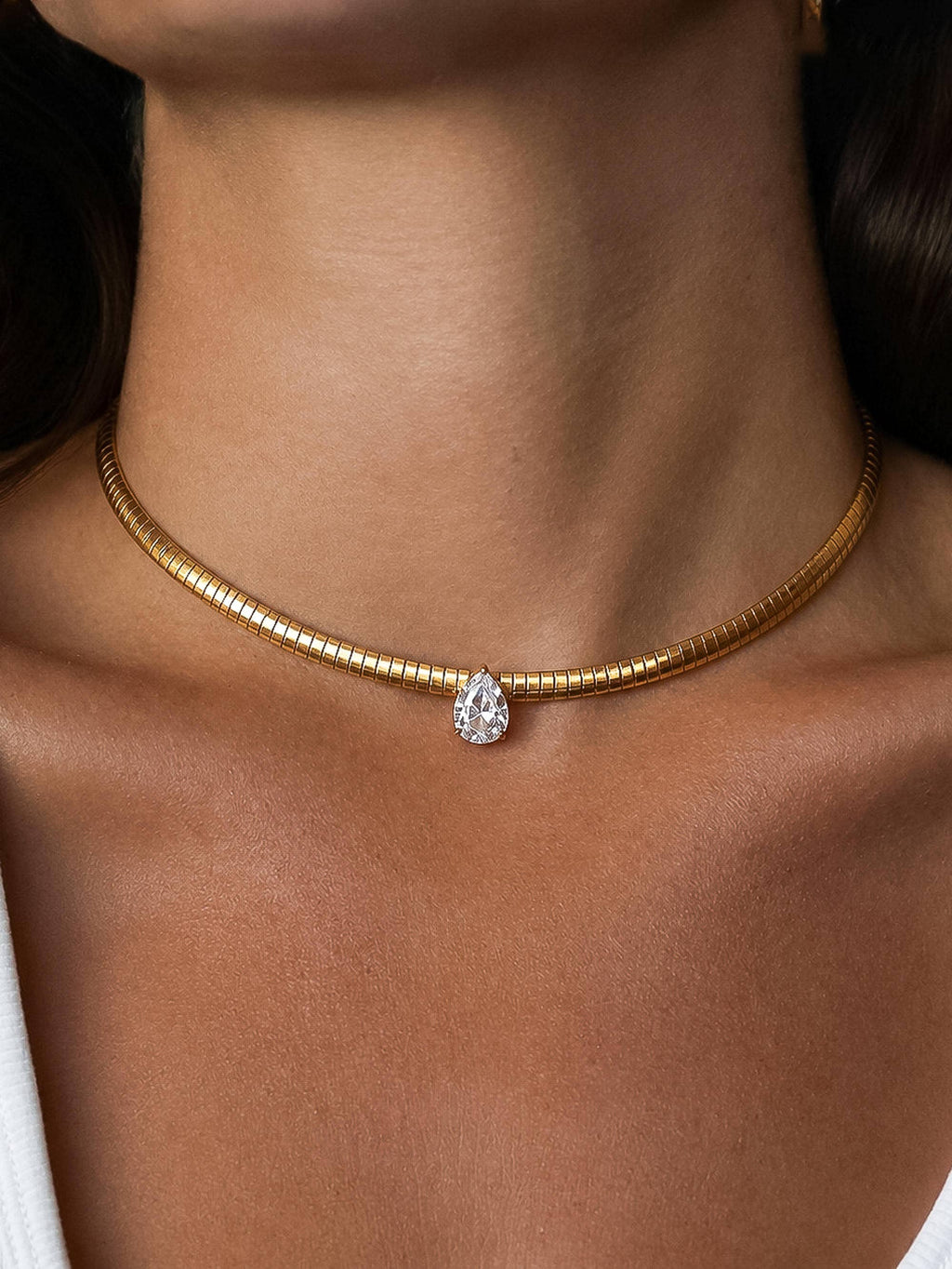 NORTHWOOD TEARDROP CHOKER NECKLACE