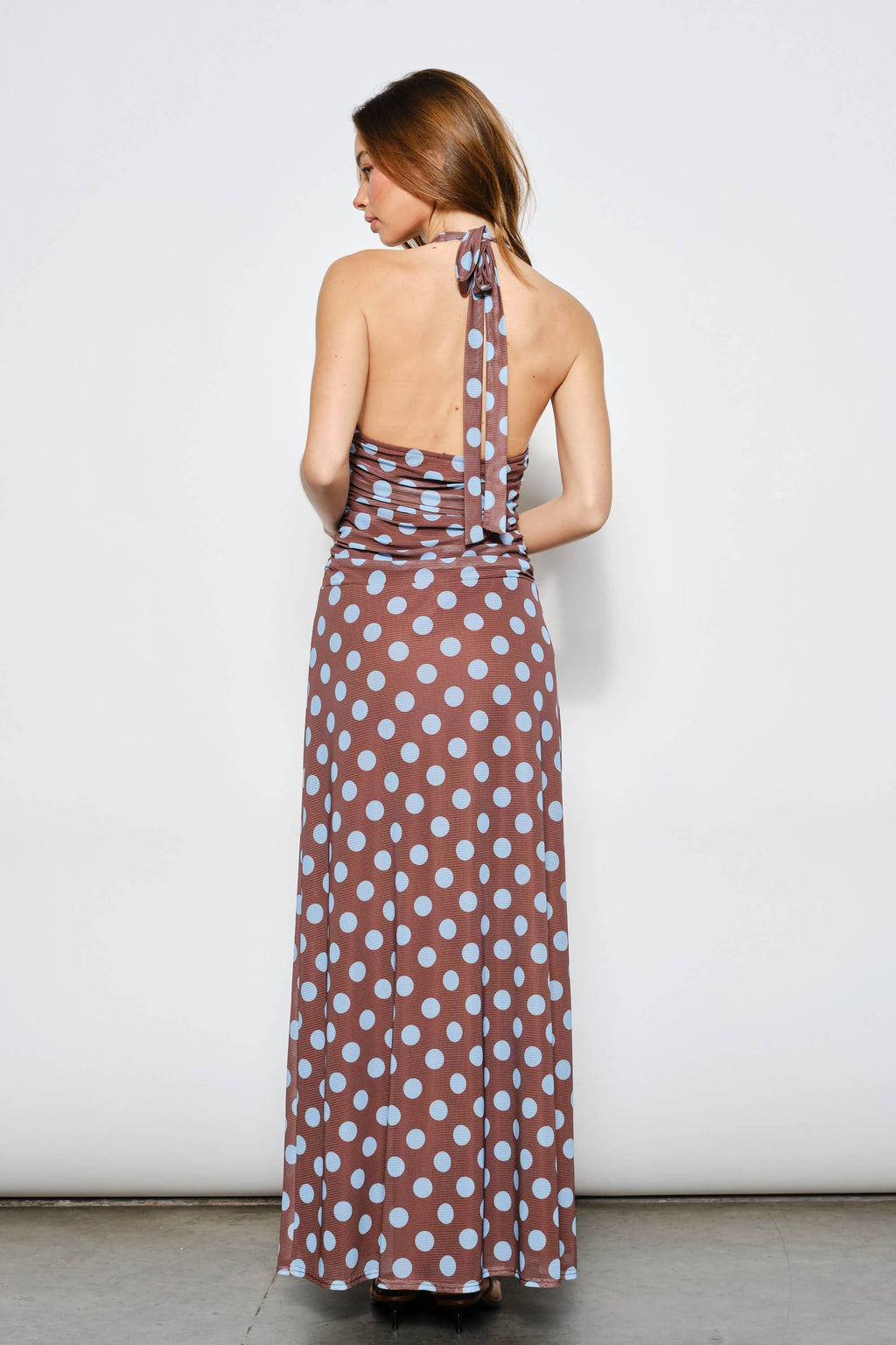 LEONA MESH MAXI DRESS