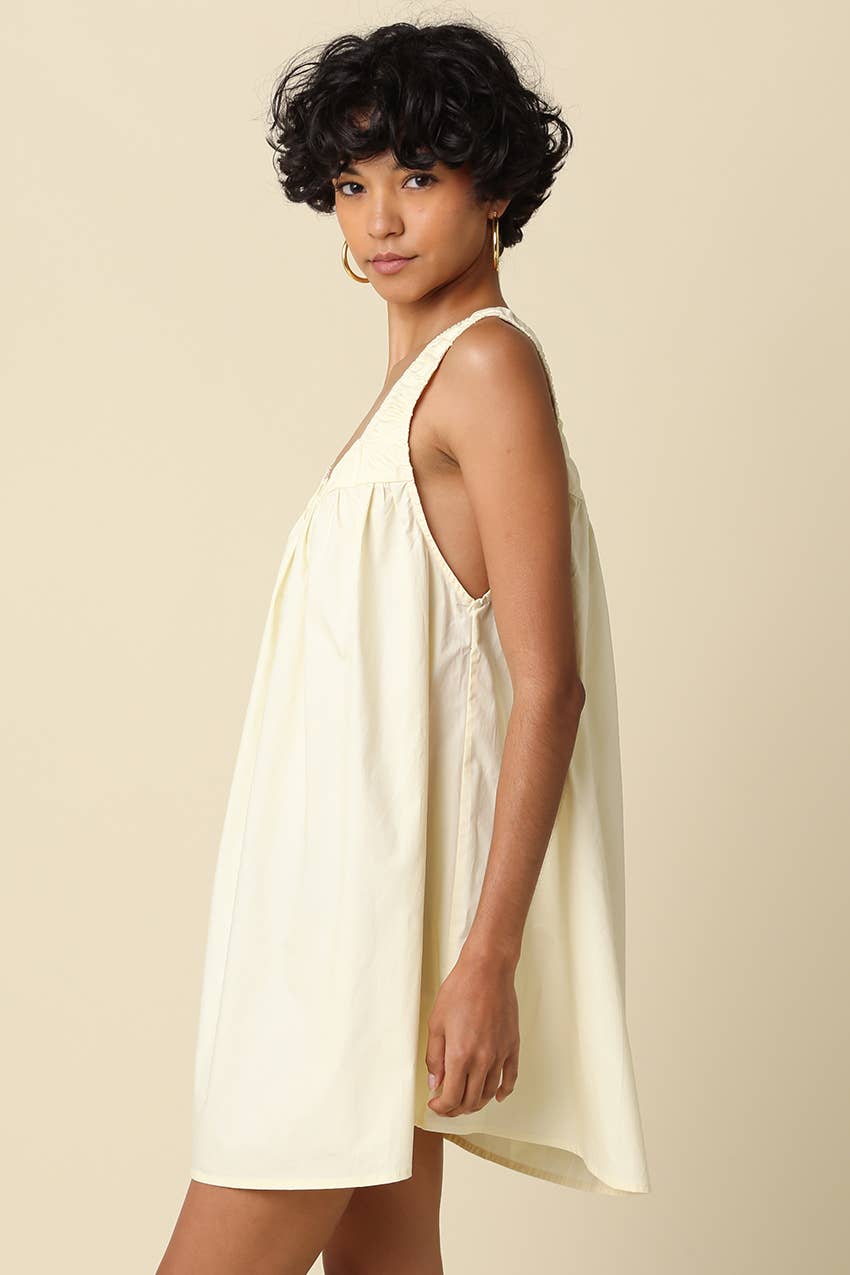FFINN COTTON SWING MINI DRESS