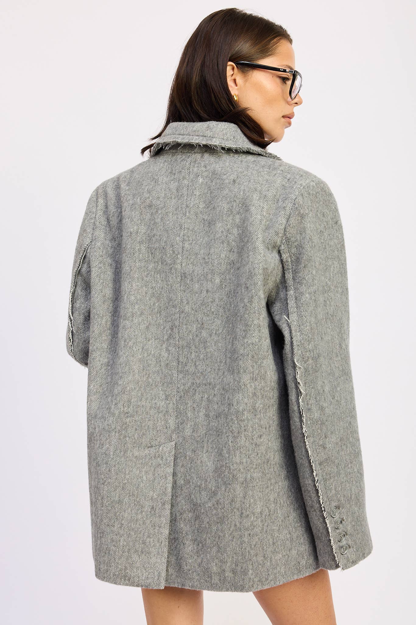 Oversized Coat with Pockets