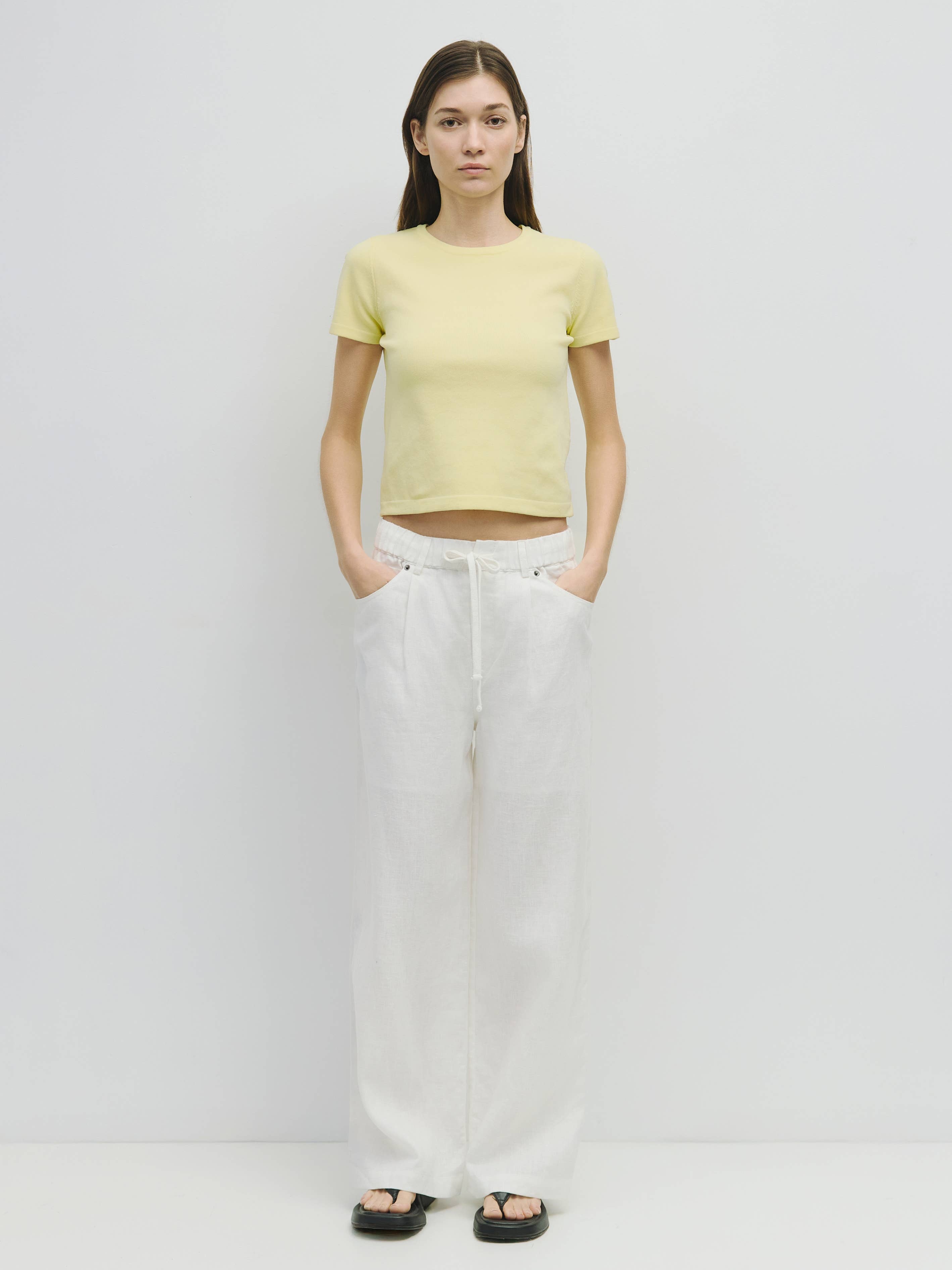 The Clem Sweater | Semi-Cropped Knit Sweater