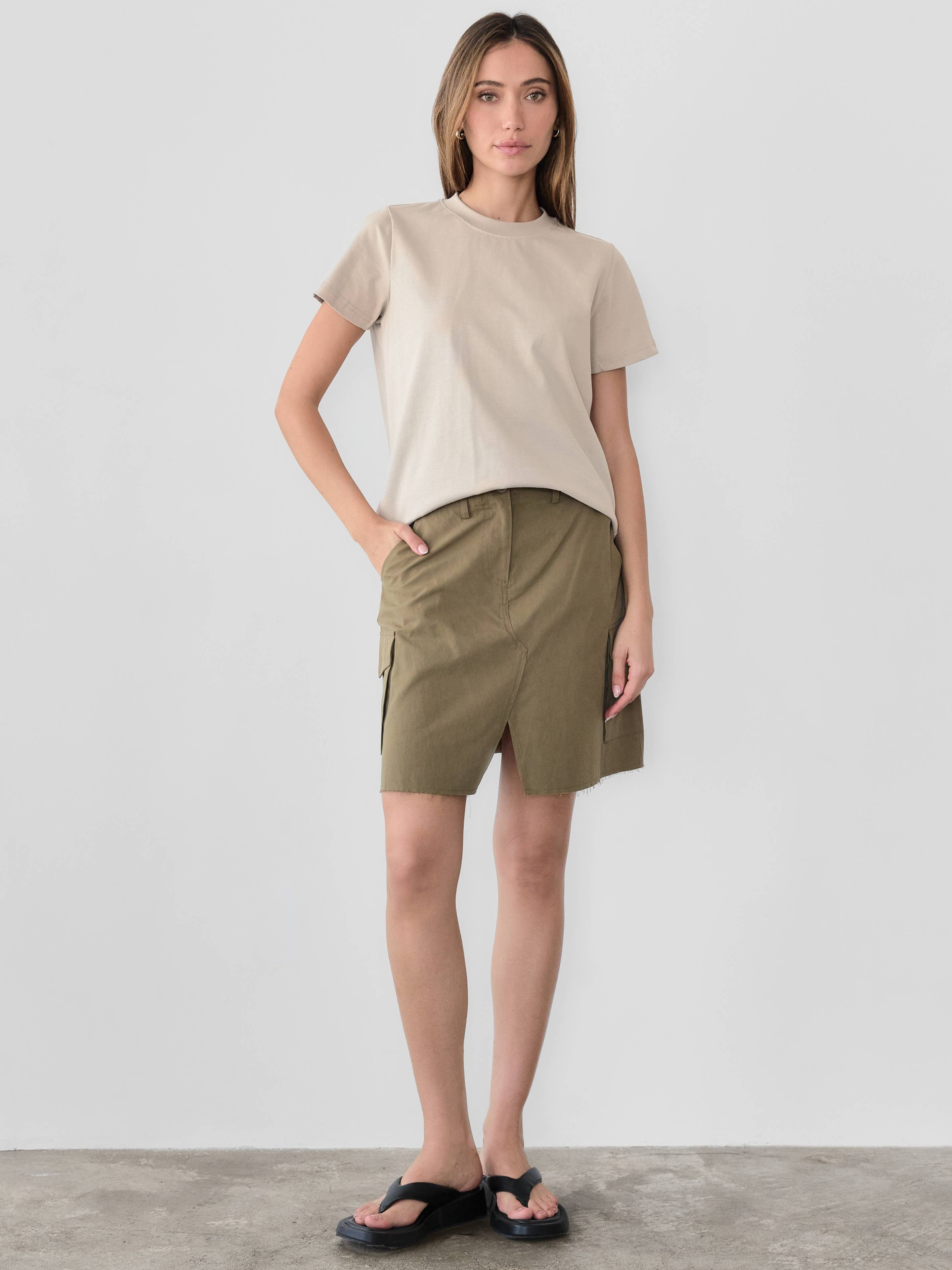 The Lanie Long Top | Casual Comfort Staple Tee