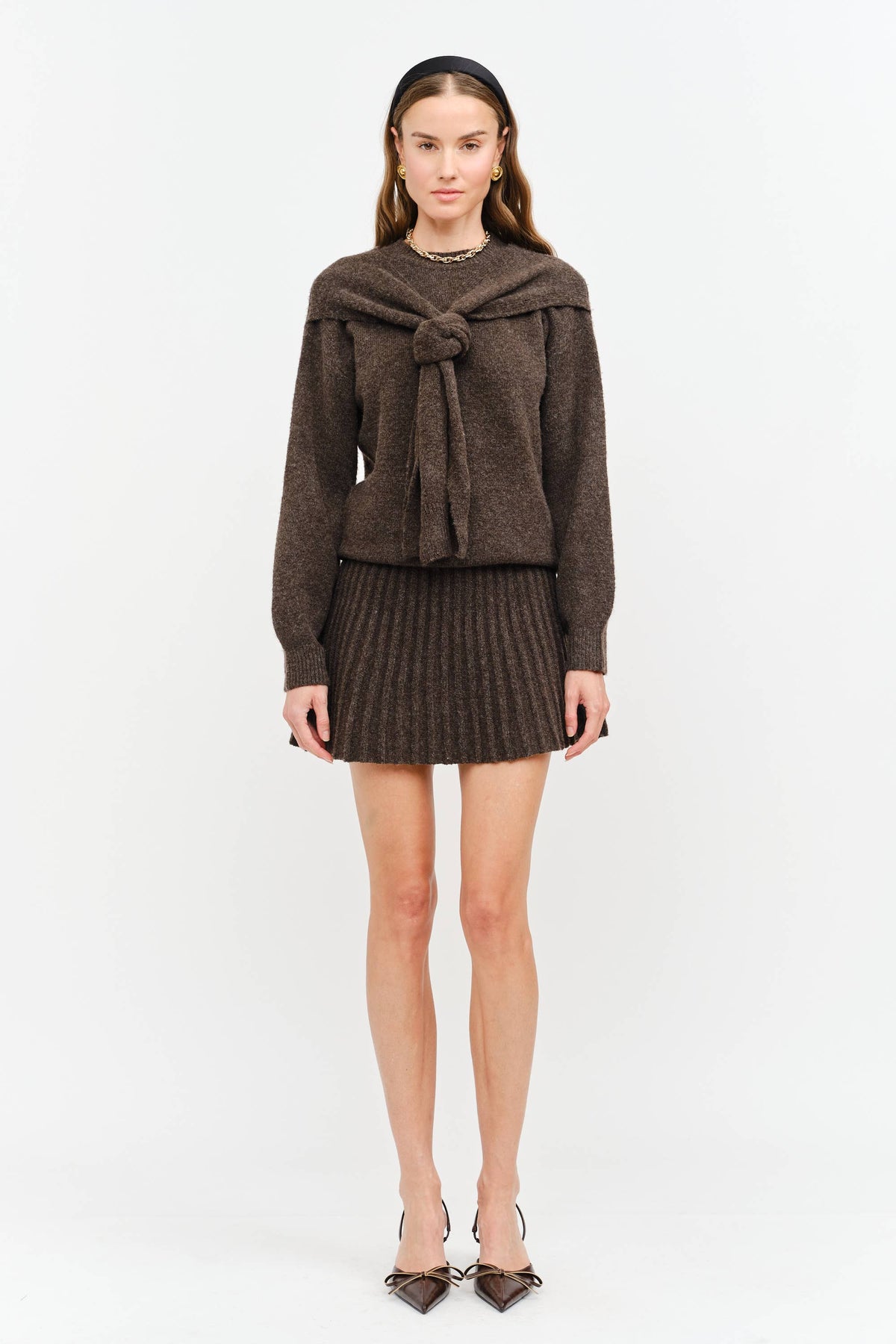 BEAU MOCHA SWEATER