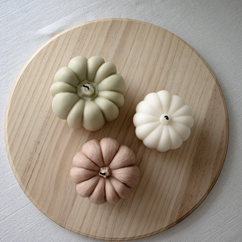 Pumpkin Fall Candle Set, Fall Home Decor