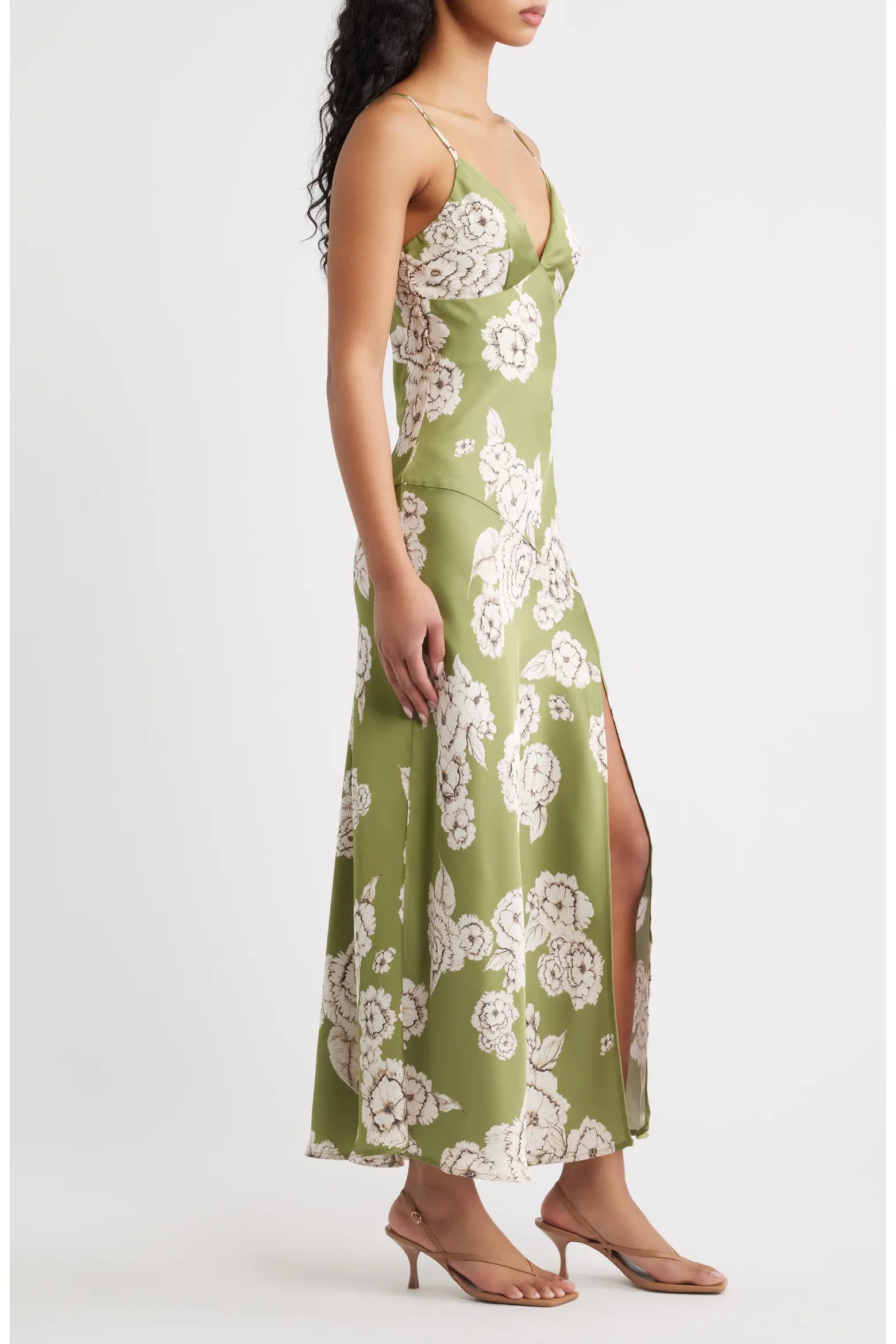 CARRETA MIDI SLIP DRESS
