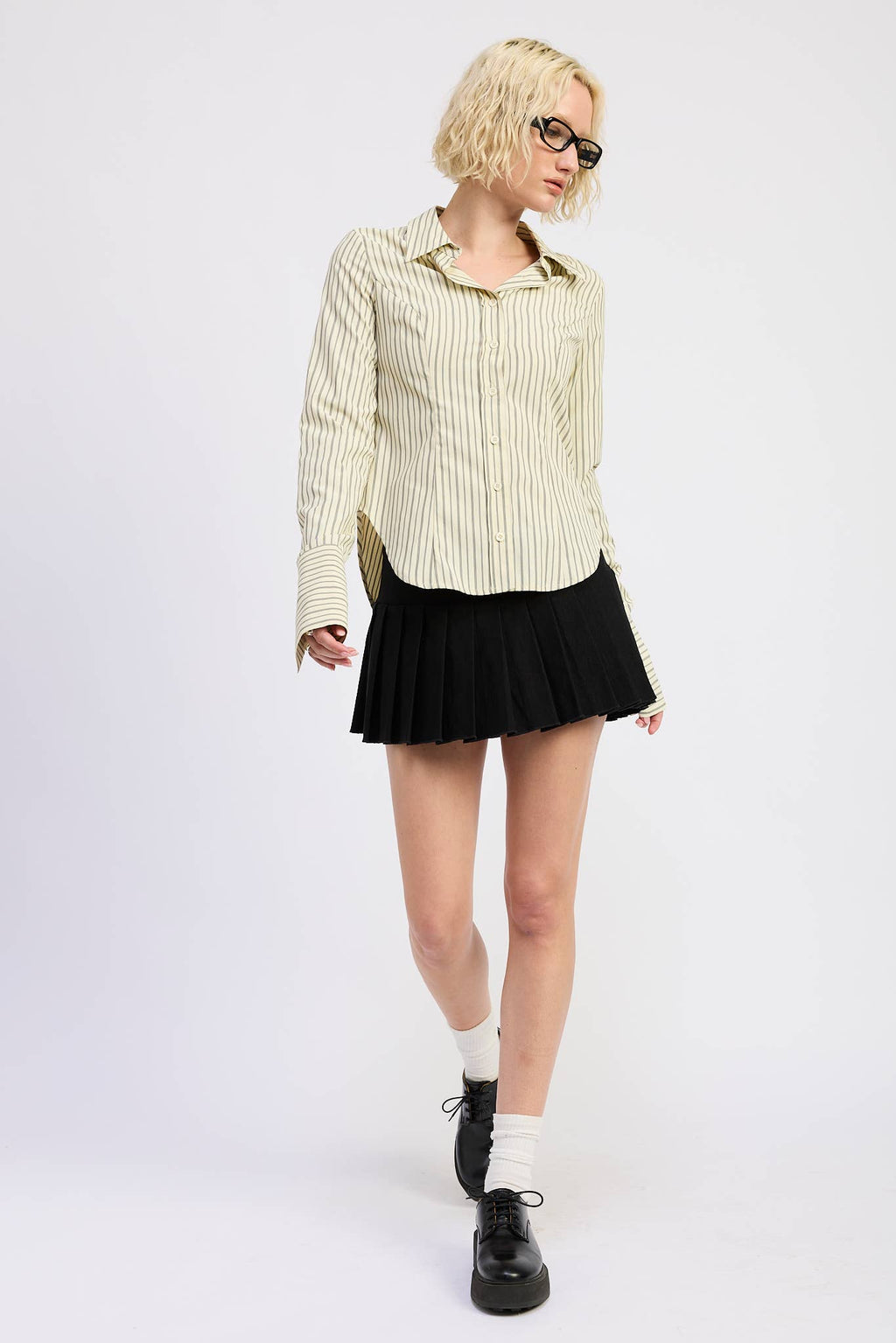 Button Down Striped Shirt