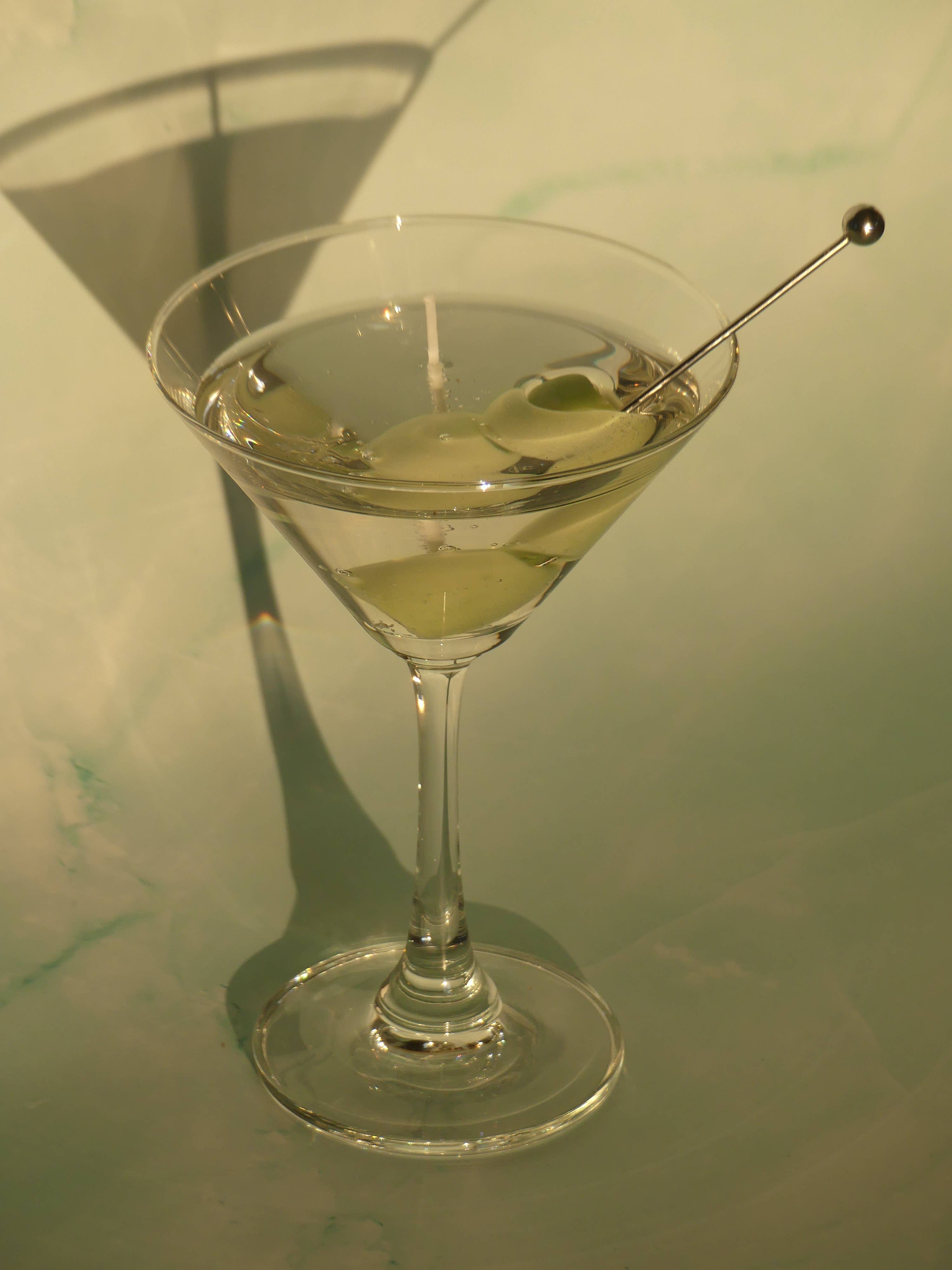 Extra Olives Martini Candle