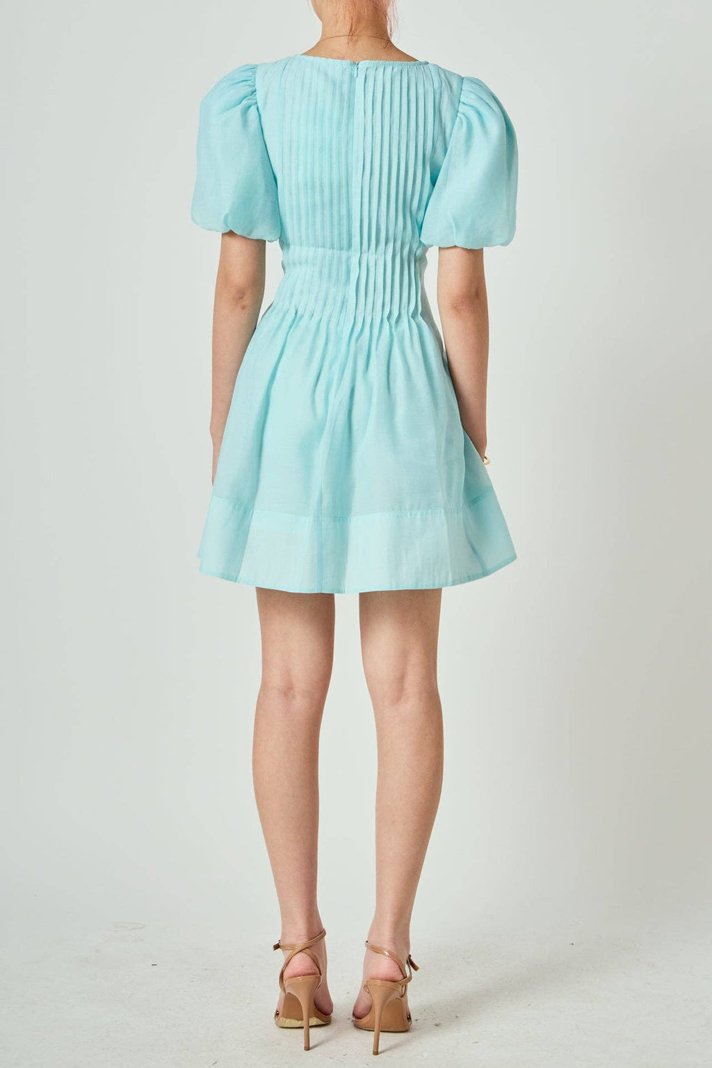 BRIDGET PINTUCK MINI DRESS