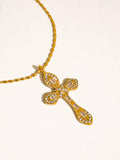 AXELLE CROSS NECKLACE
