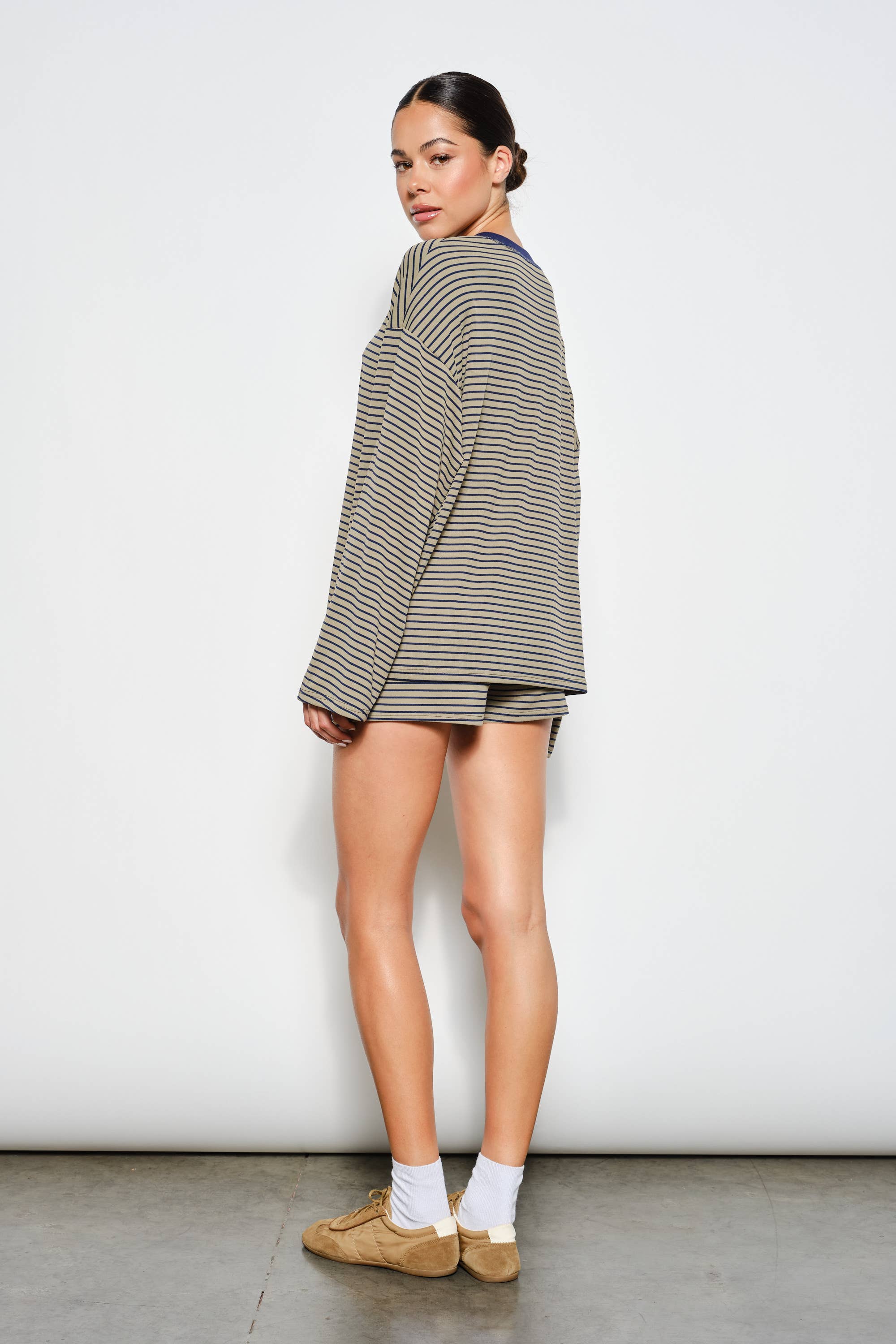 CASSANDRA STRIPED SHORTS