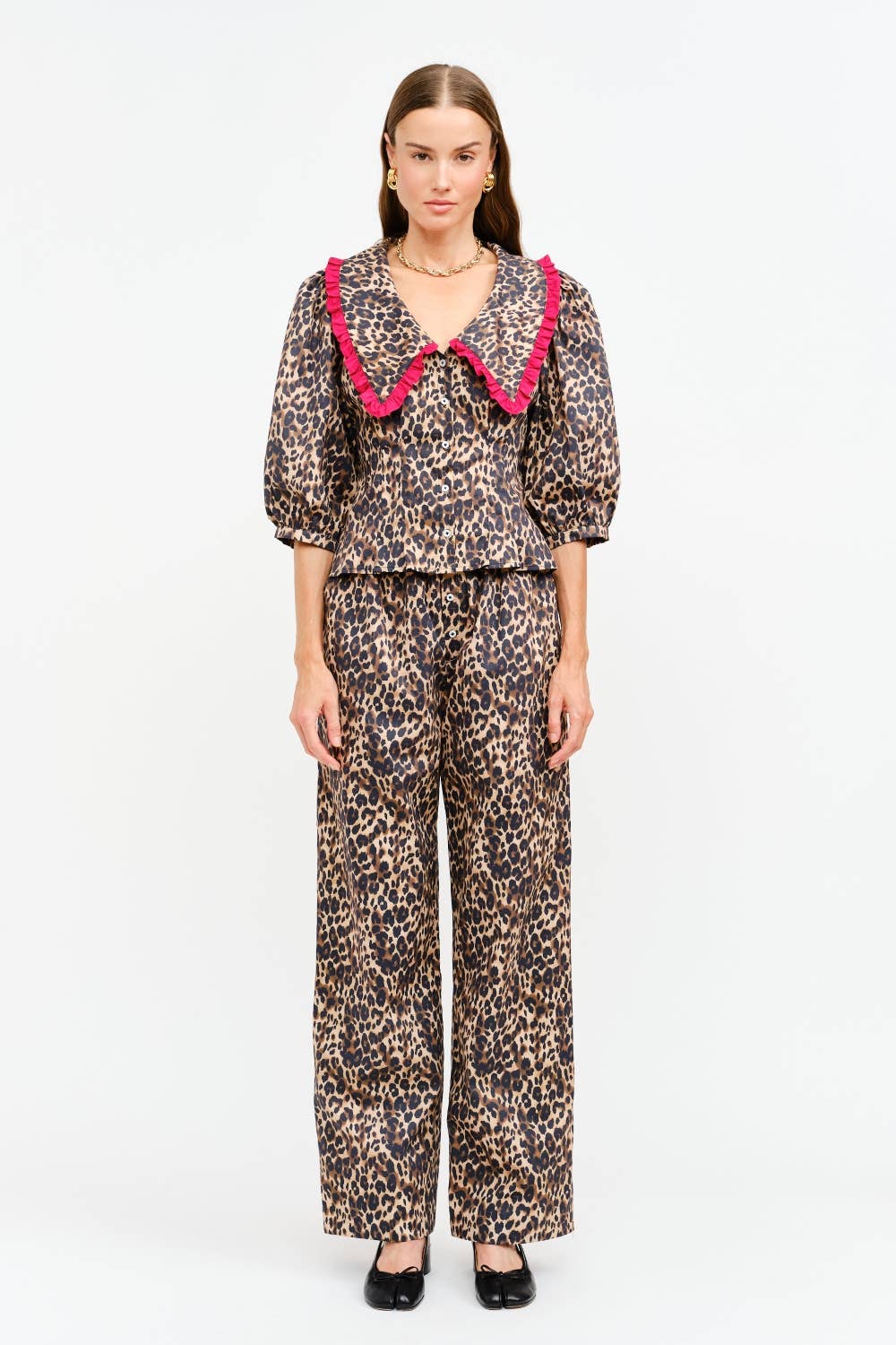 Matilda Leopard Blouse