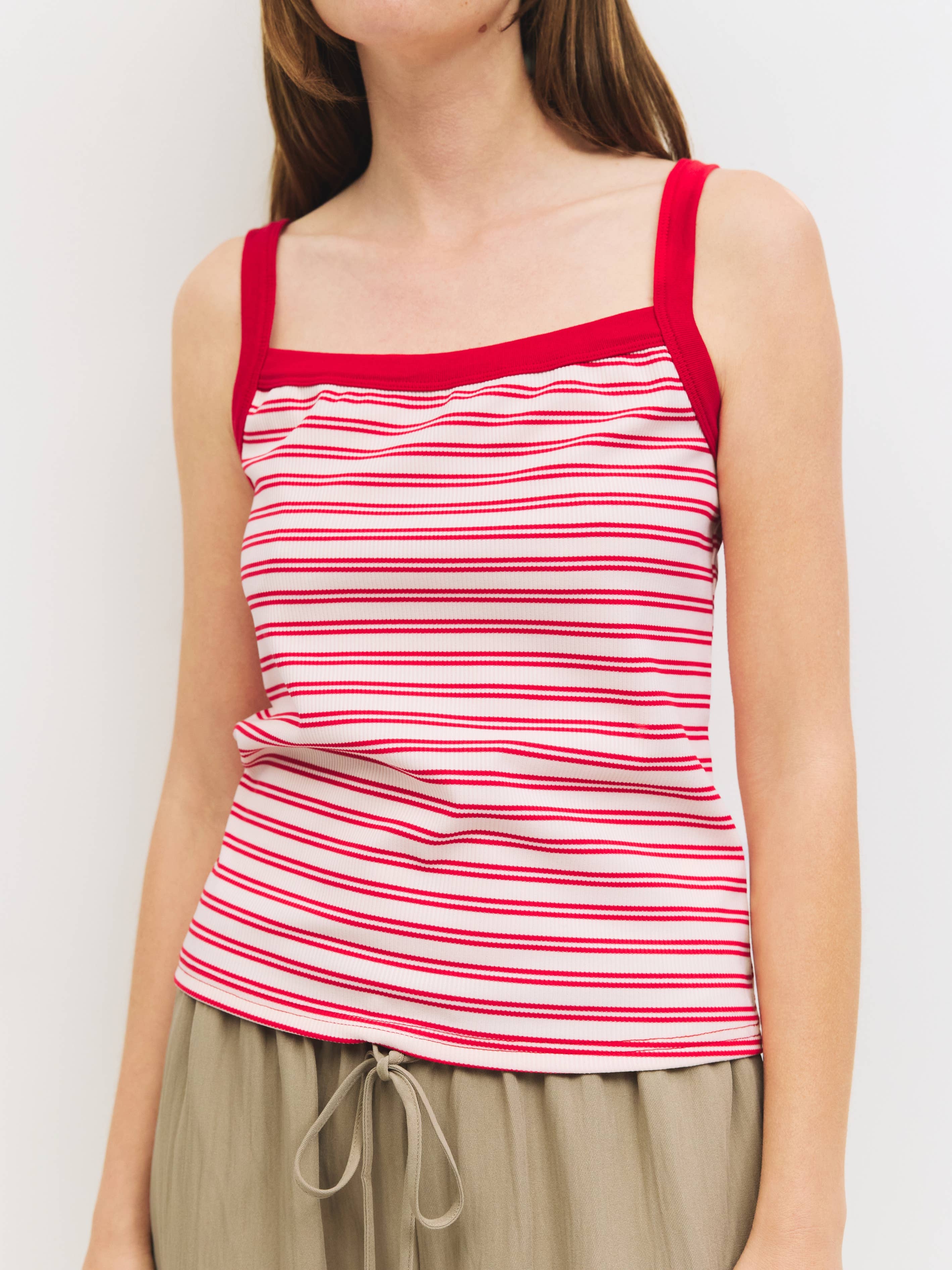 The Cynthia Tank Top | Striped Tank Top