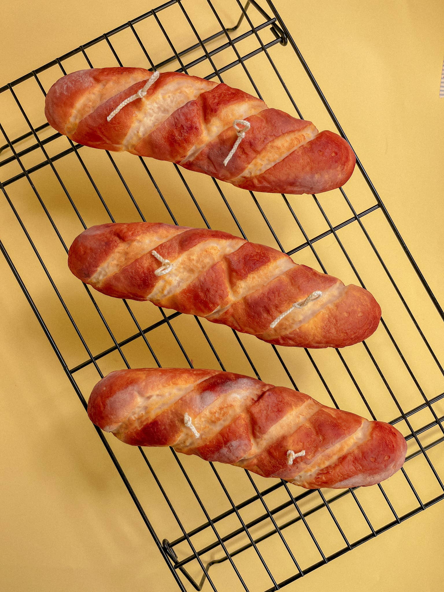 French Baguette Candle