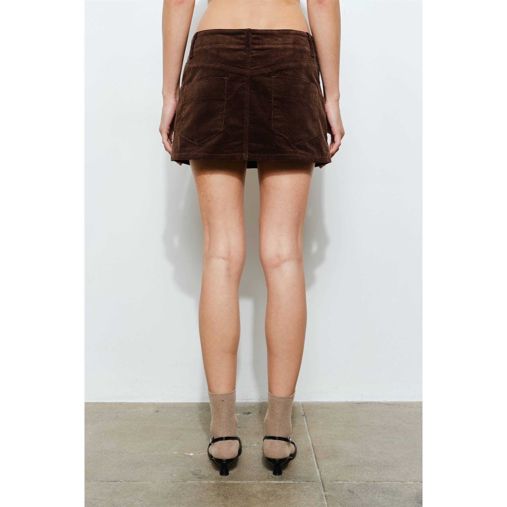 Annika Corduroy Mini Skort