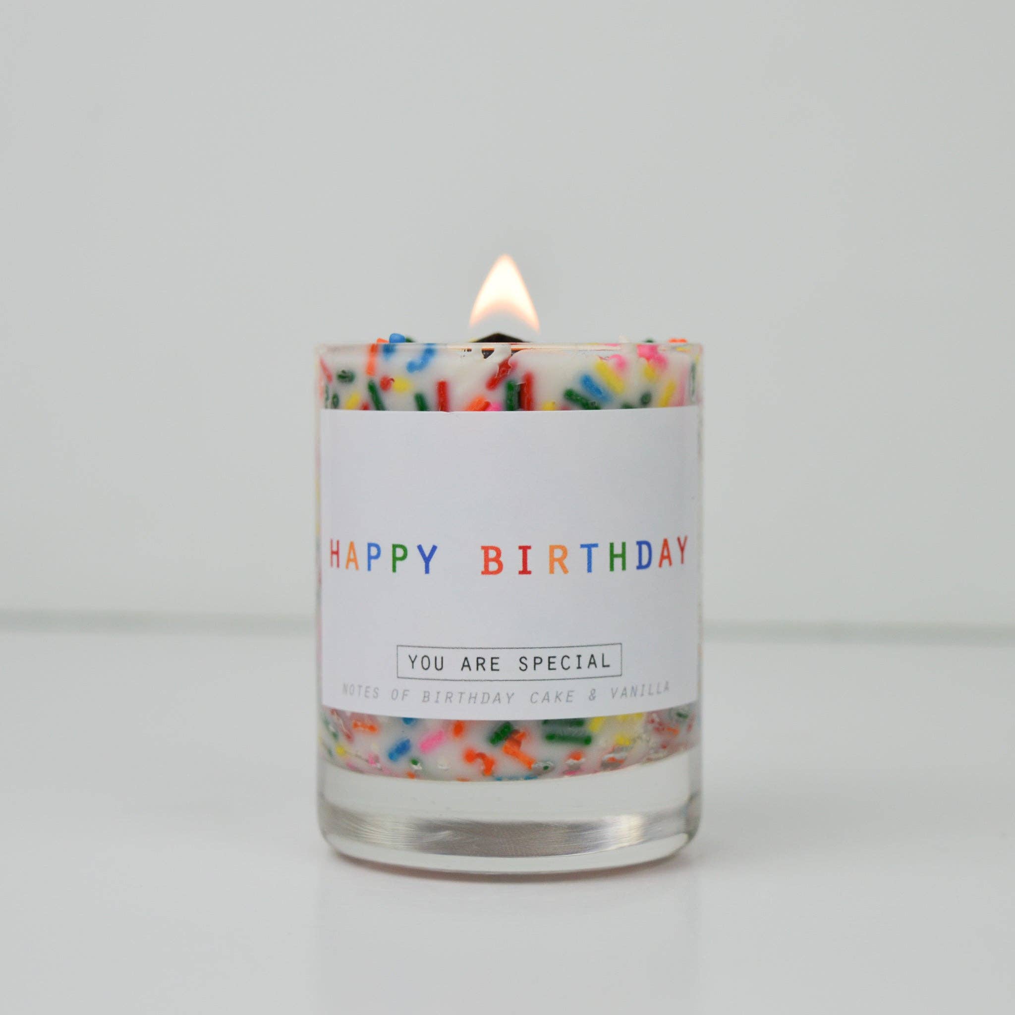 Mini Happy Birthday Candle