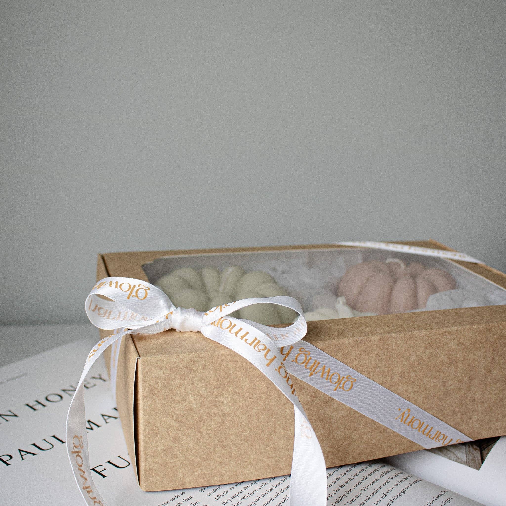 Pumpkin Fall Candle Set, Fall Home Decor