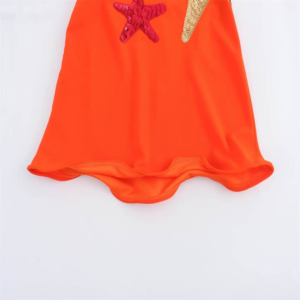 Sequin star mini dress