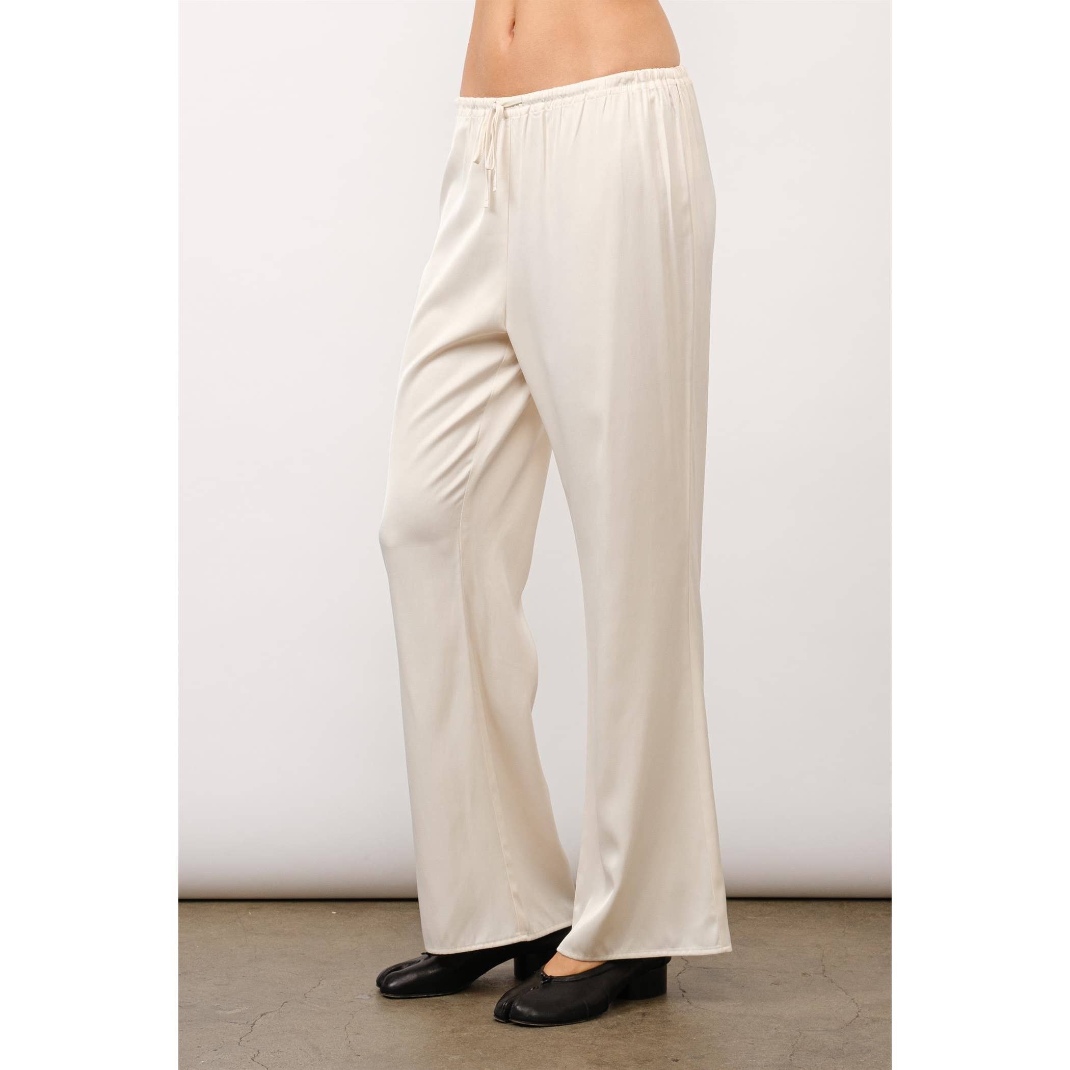 Cordelia Satin Drawstring Lounge Pants