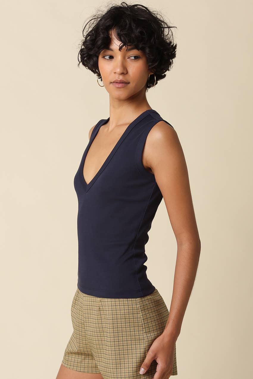 KENNY V - NECK FITTED TANK