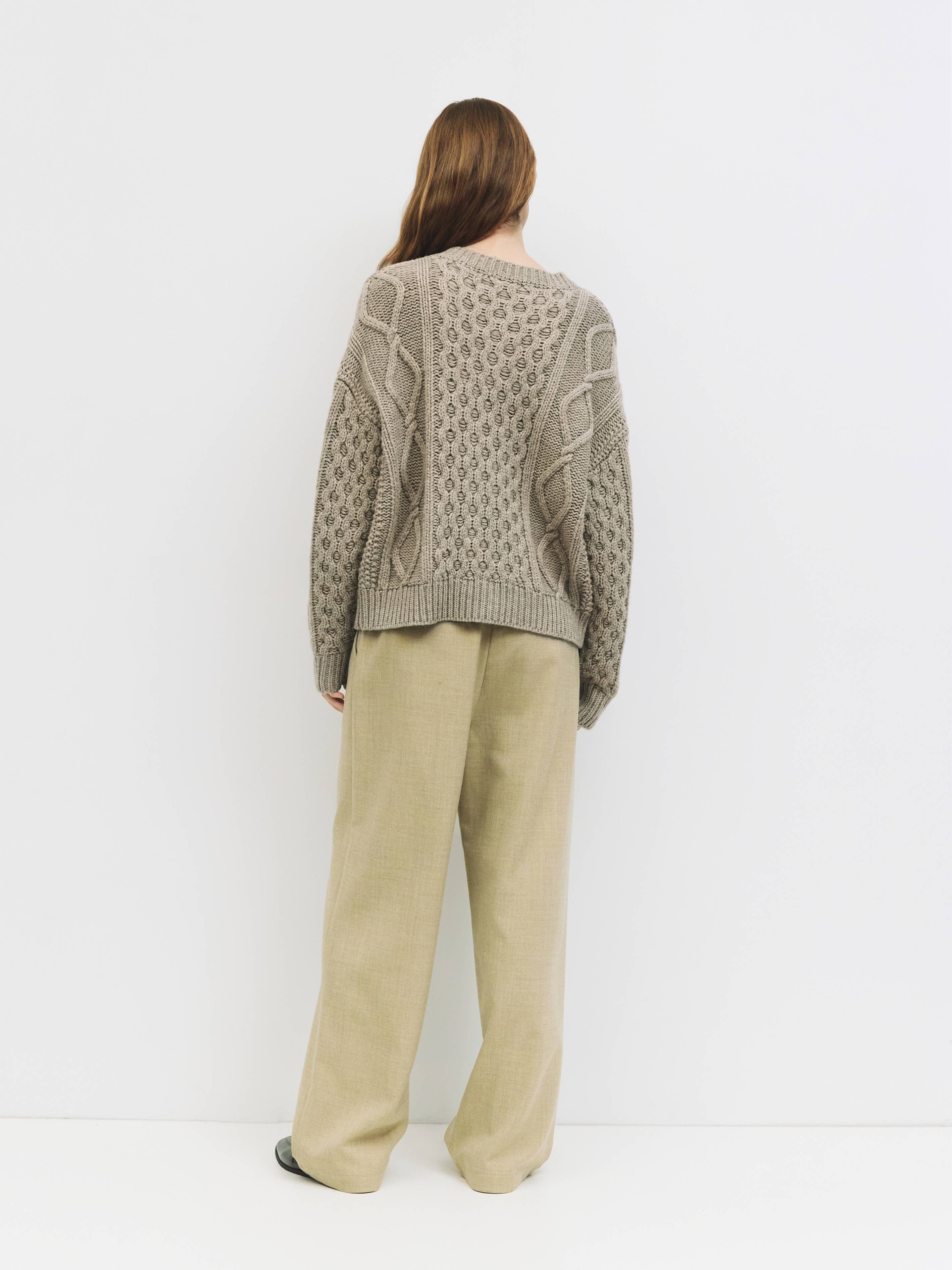 The Deena Sweater | Cable Knit Cardigan
