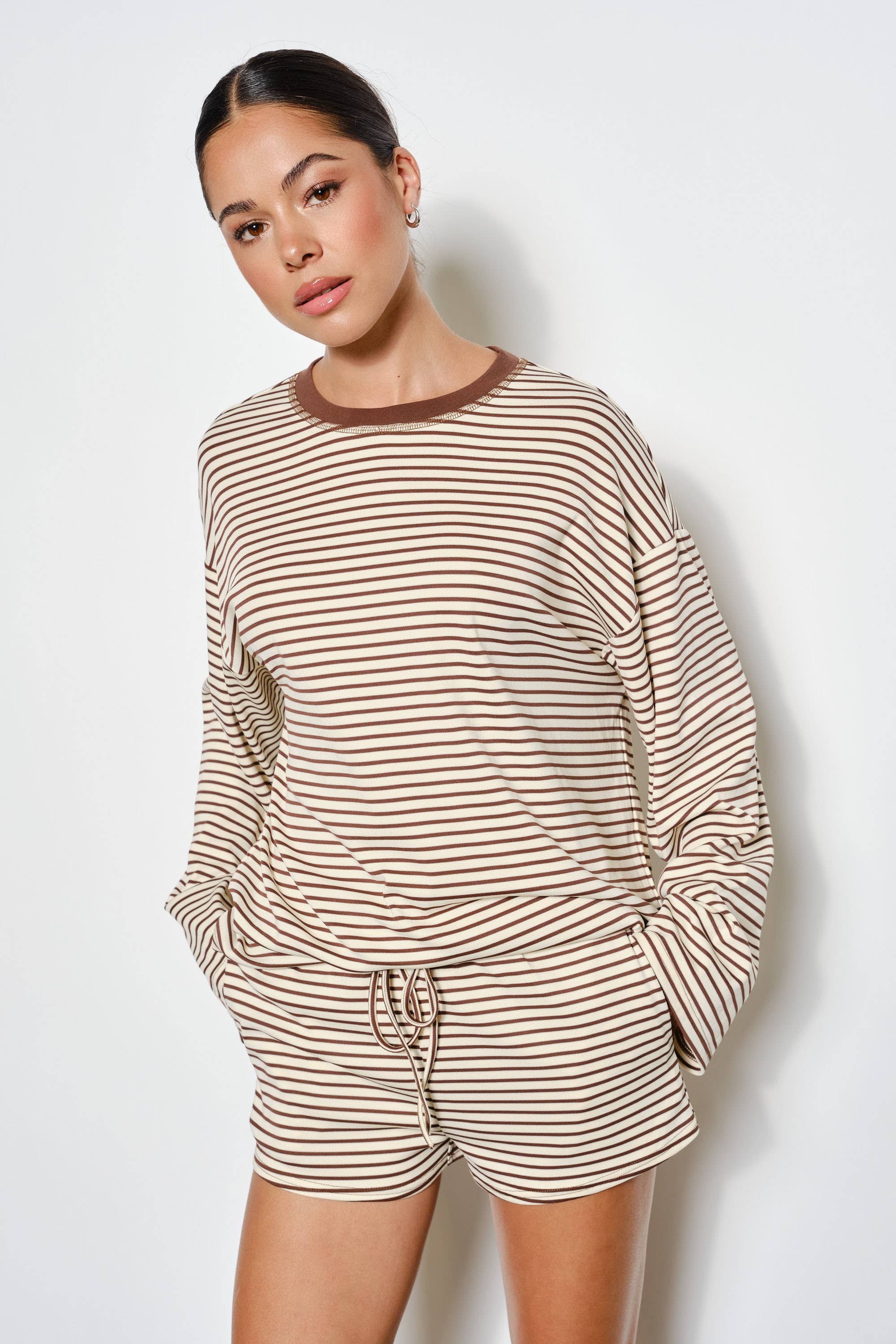 CASSANDRA STRIPED TOP