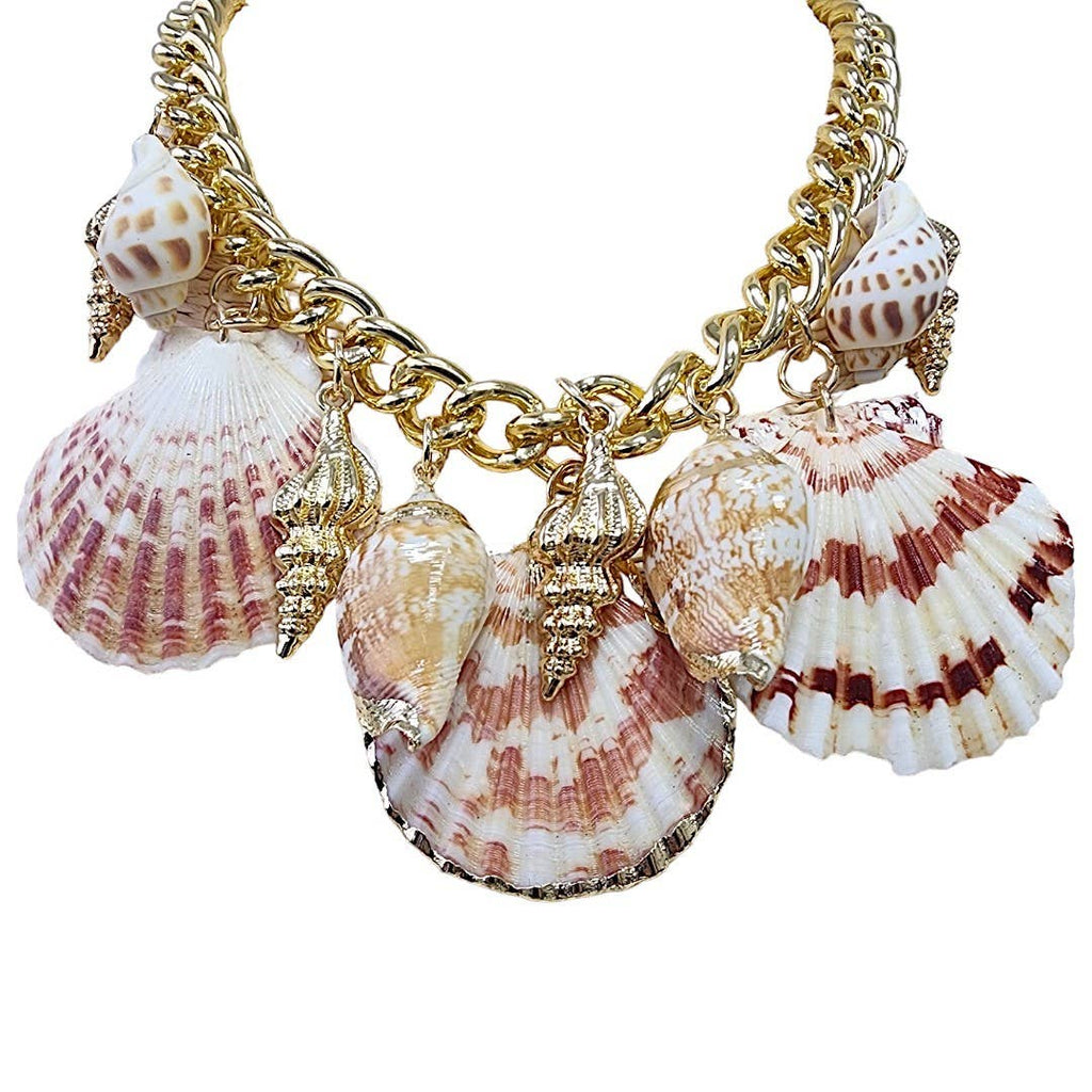 Seashell Necklace | Charm Necklace | Chain | Coastal | Beach
