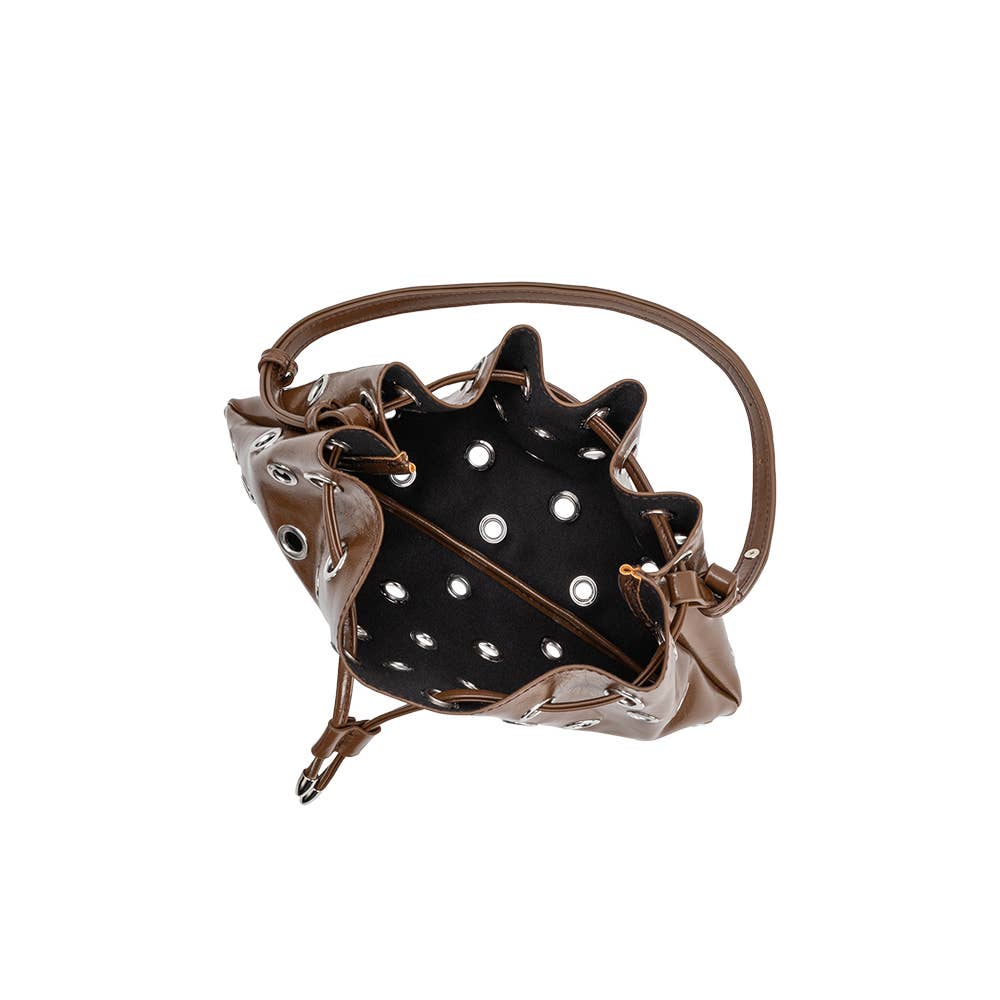 Paloma Chocolate Recycled Vegan Shoulder Bag